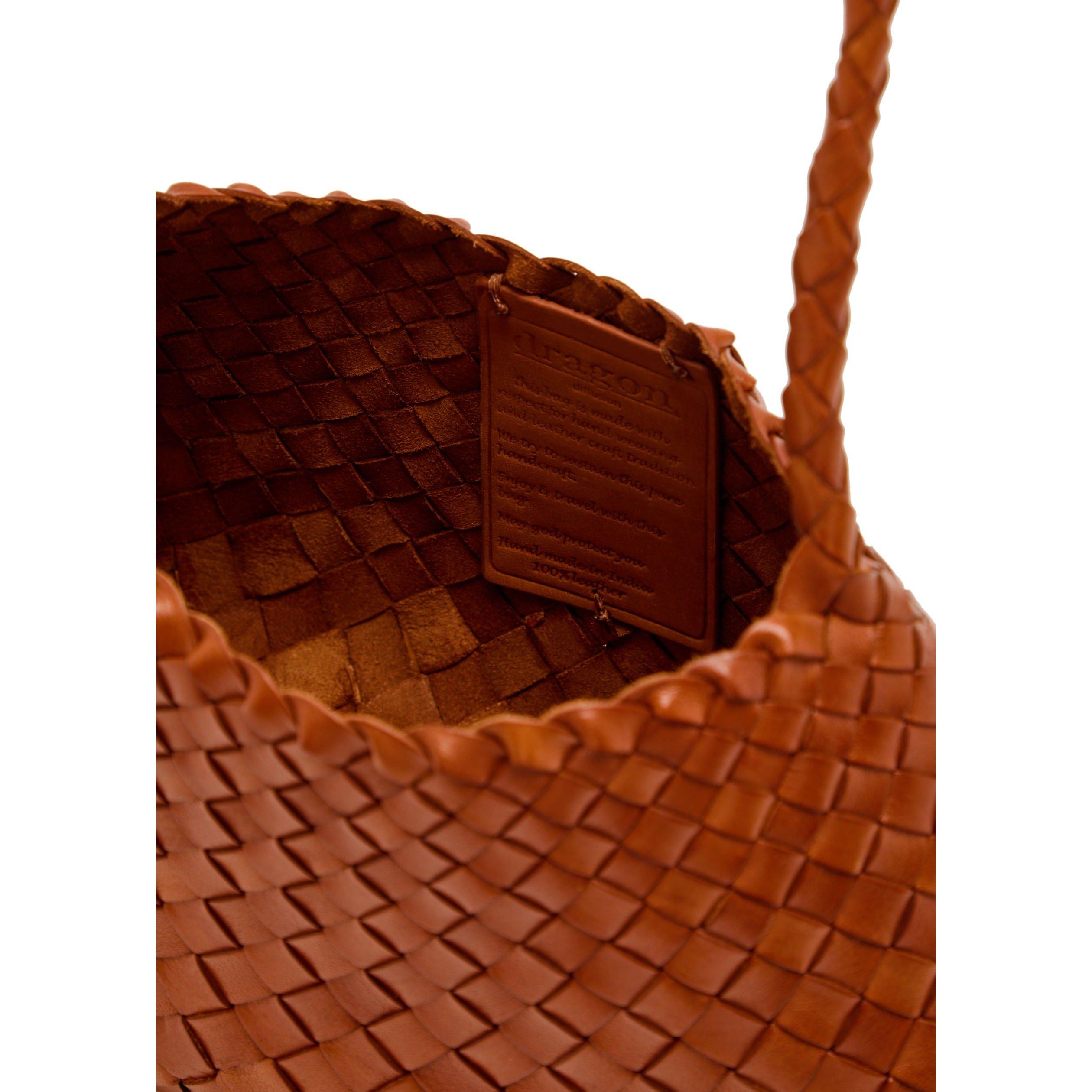 TAN - Dragon Diffusion - Women's Rosanna Leather Shoulder Bag - 5
