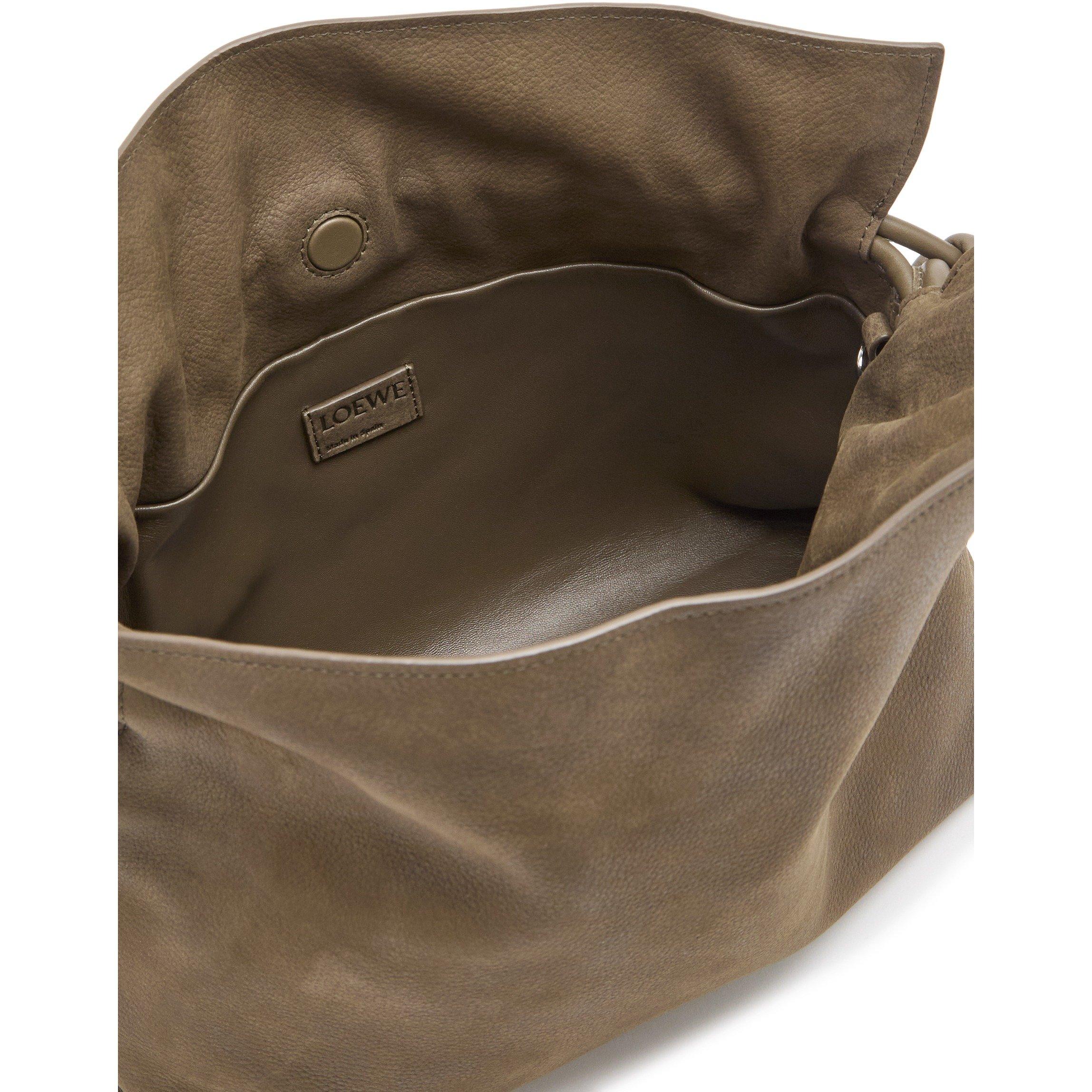 CHOCOLATE - LOEWE - FLAMENCO CLUTCH MEDIUM - 5