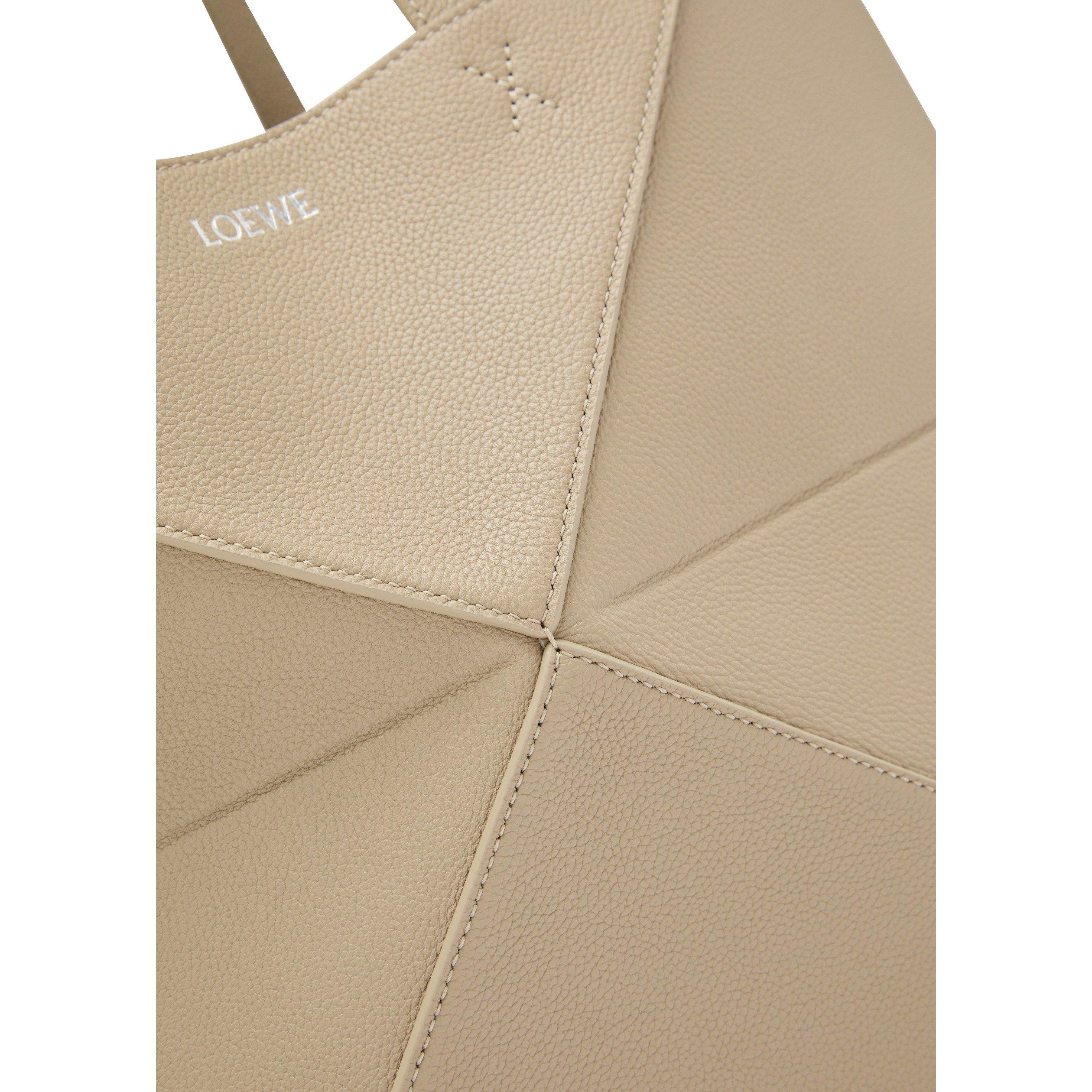 TAUPE - LOEWE - PUZZLE FOLD TOTE HORIZONTAL M - 4