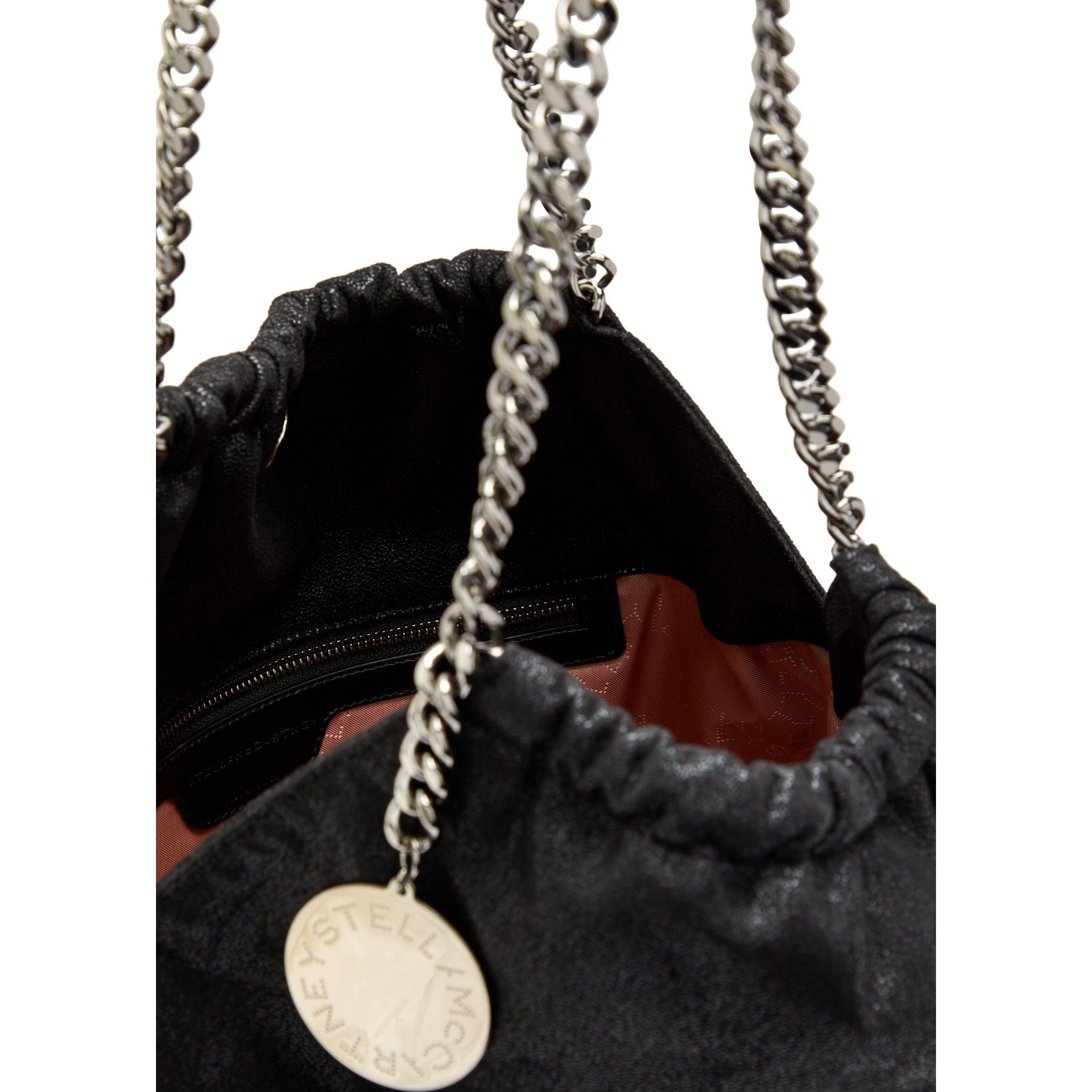 BLACK - Stella McCartney - Falabella Medium Drawstring Ec - 5