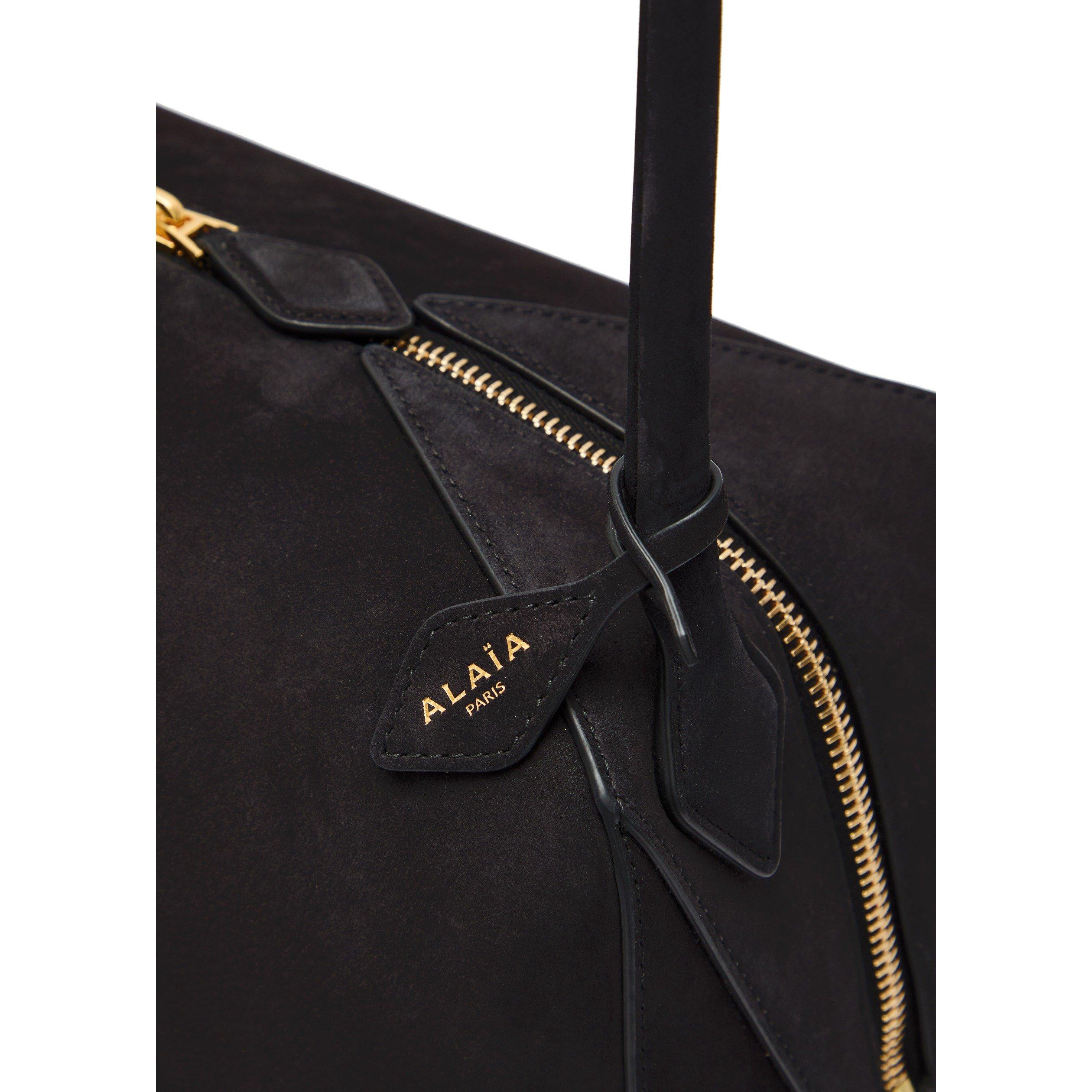 BLACK - Alaia - LE BULLDOG NUBUCK - 4