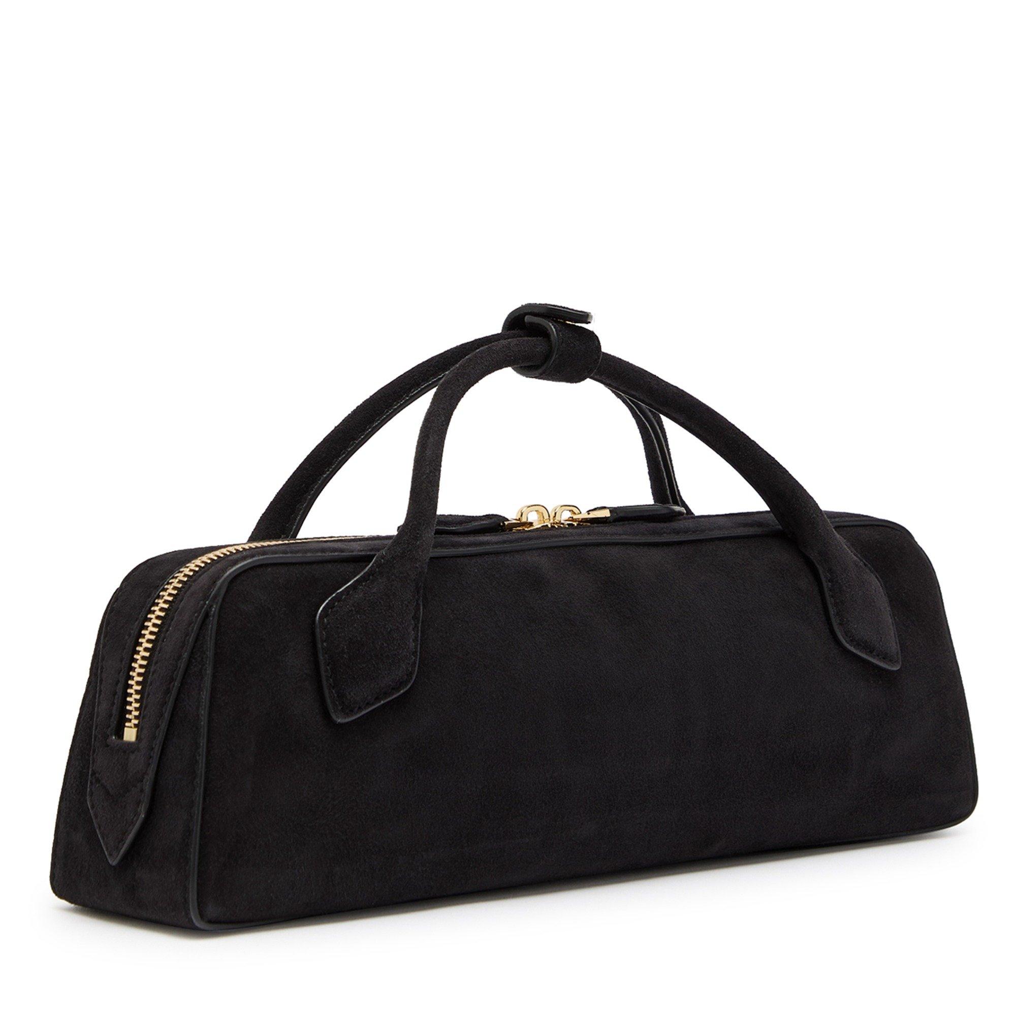 BLACK - Alaia - Women's Le Teckel Suede Clutch Bag - 2