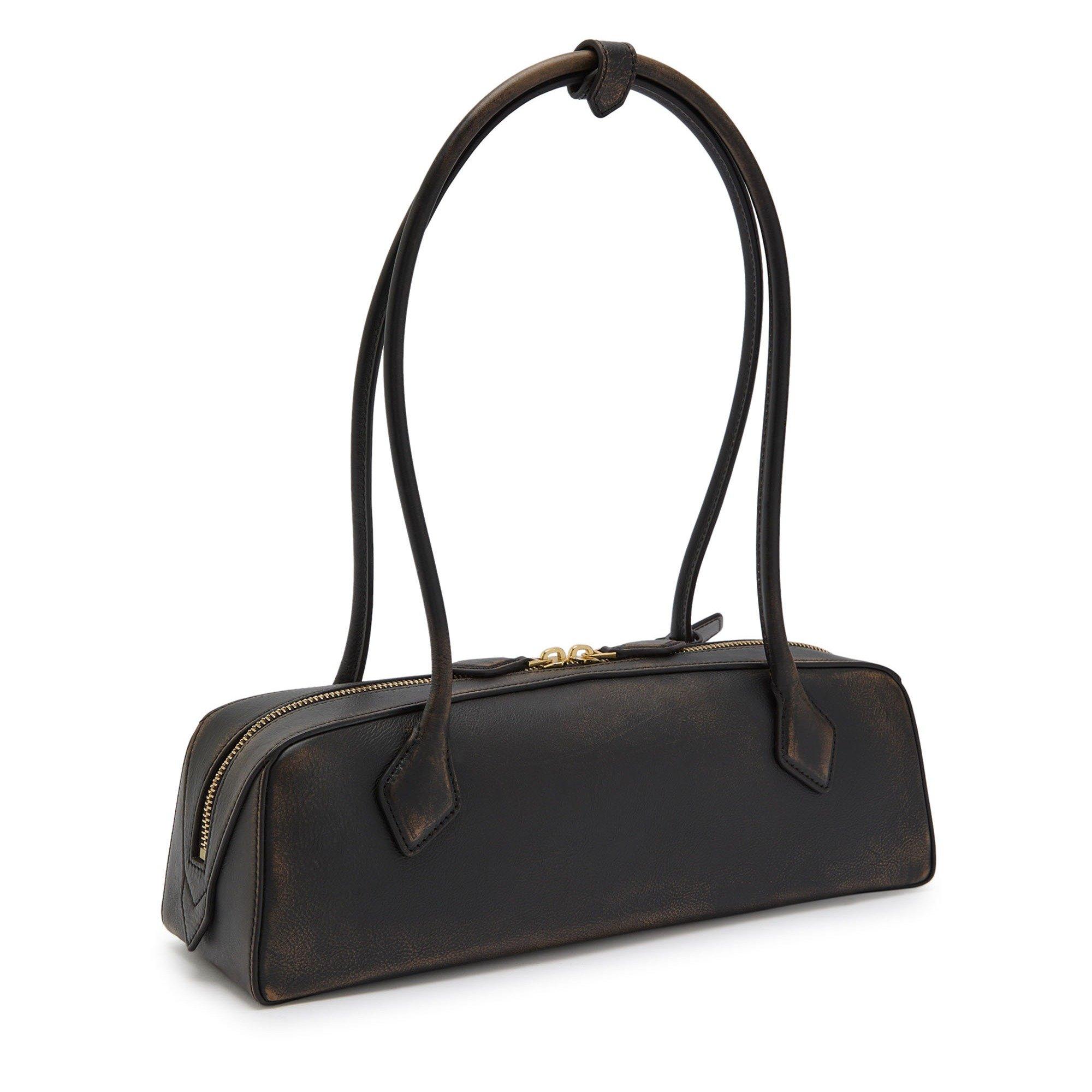 DARK BROWN - Alaia - LE TECKEL DISTRESSED MEDIUM BA - 2