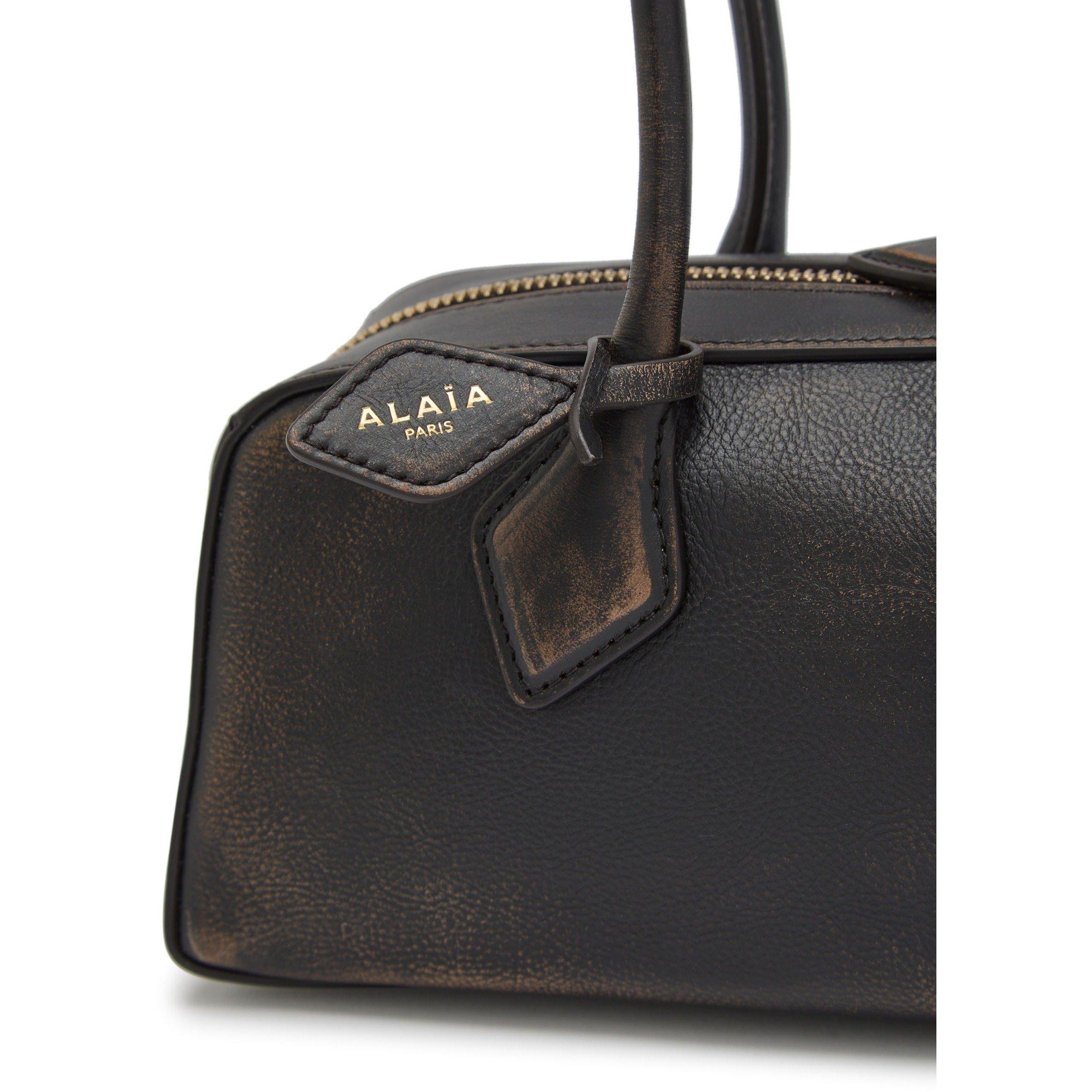 DARK BROWN - Alaia - LE TECKEL DISTRESSED MEDIUM BA - 4