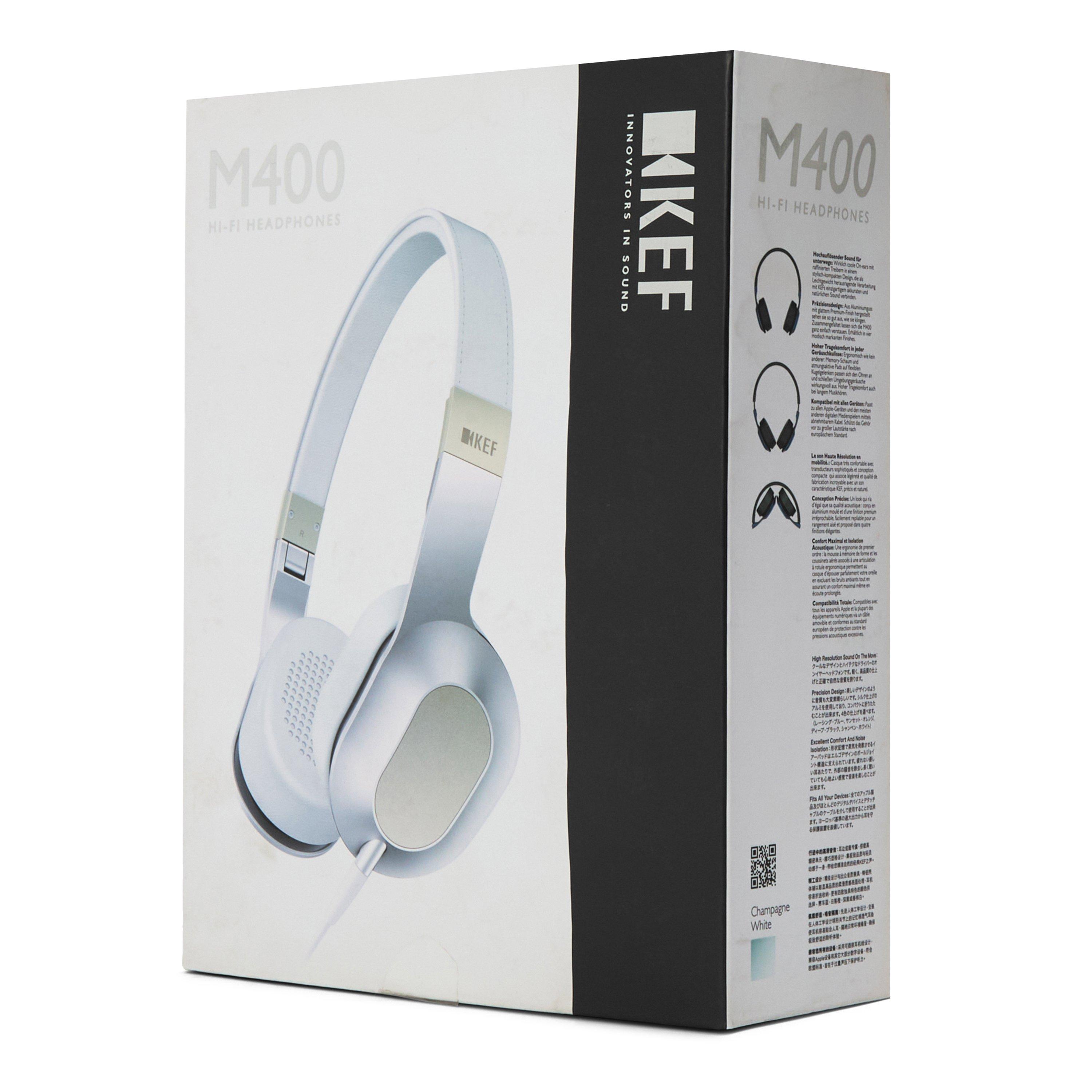 WHITE - Unknown - M400 Over-Ear Headphones - 3
