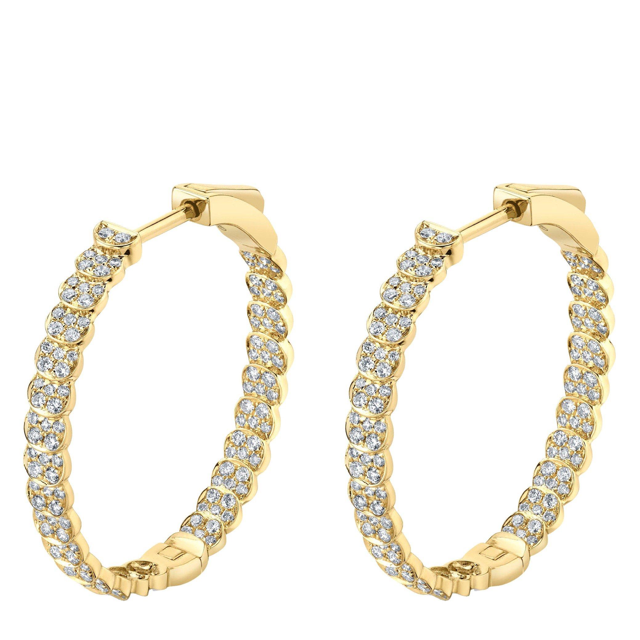 GOLD - Anita - AK PLAIN ZIPR DROP EARINGS - 1
