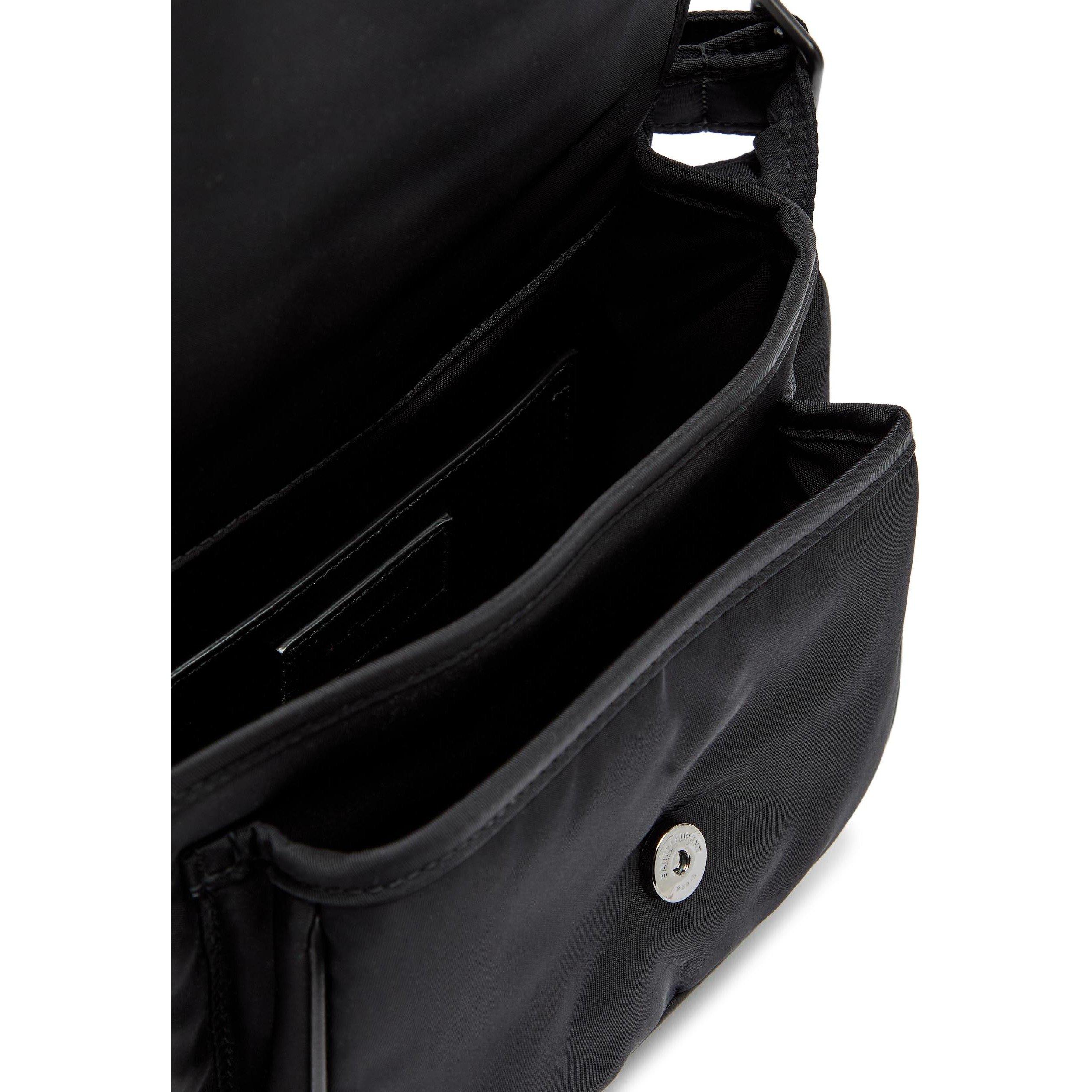 BLACK - Saint Laurent - Men's Niki S Cross-Body Bag - 5