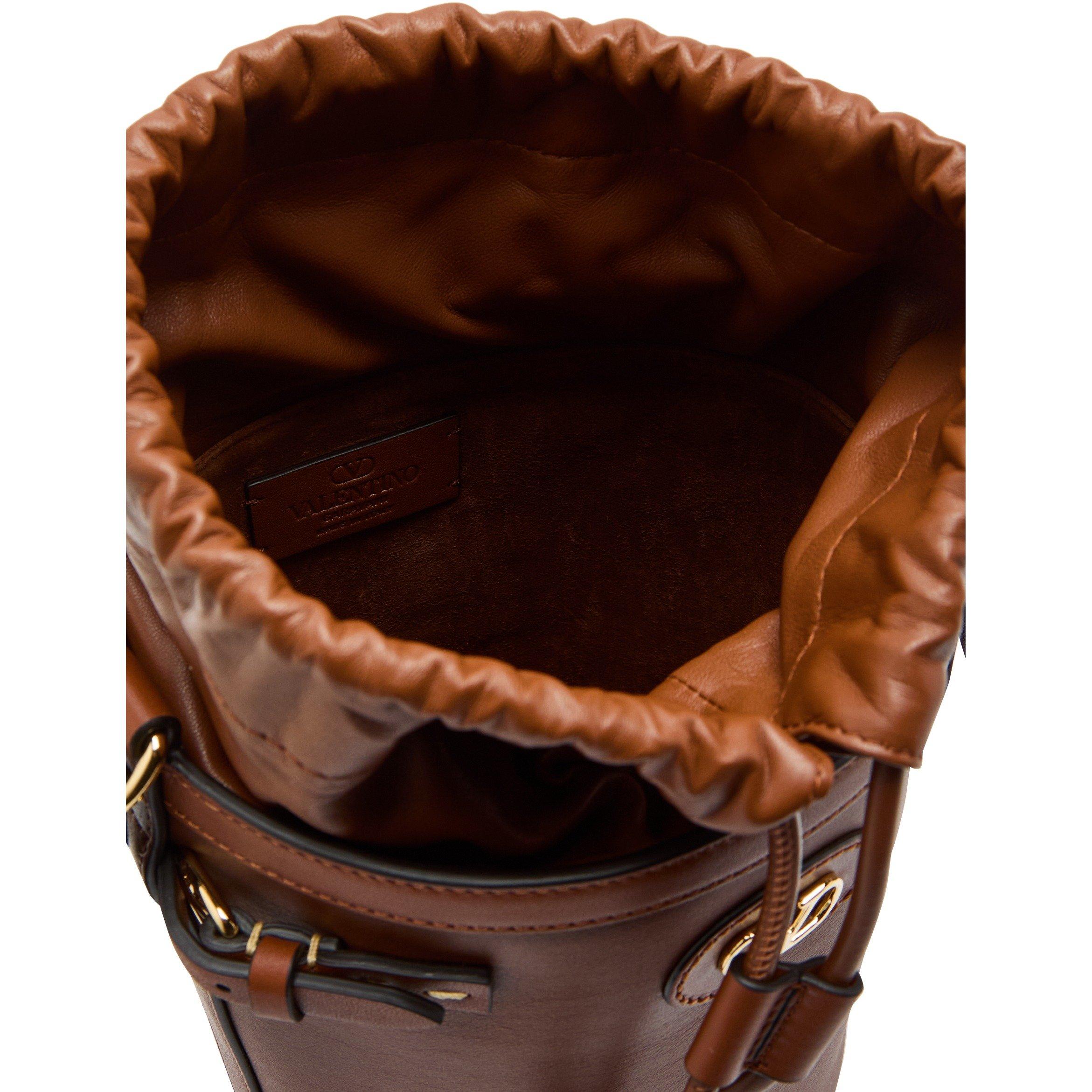 BROWN - Valentino - BUCKET BAG - 5
