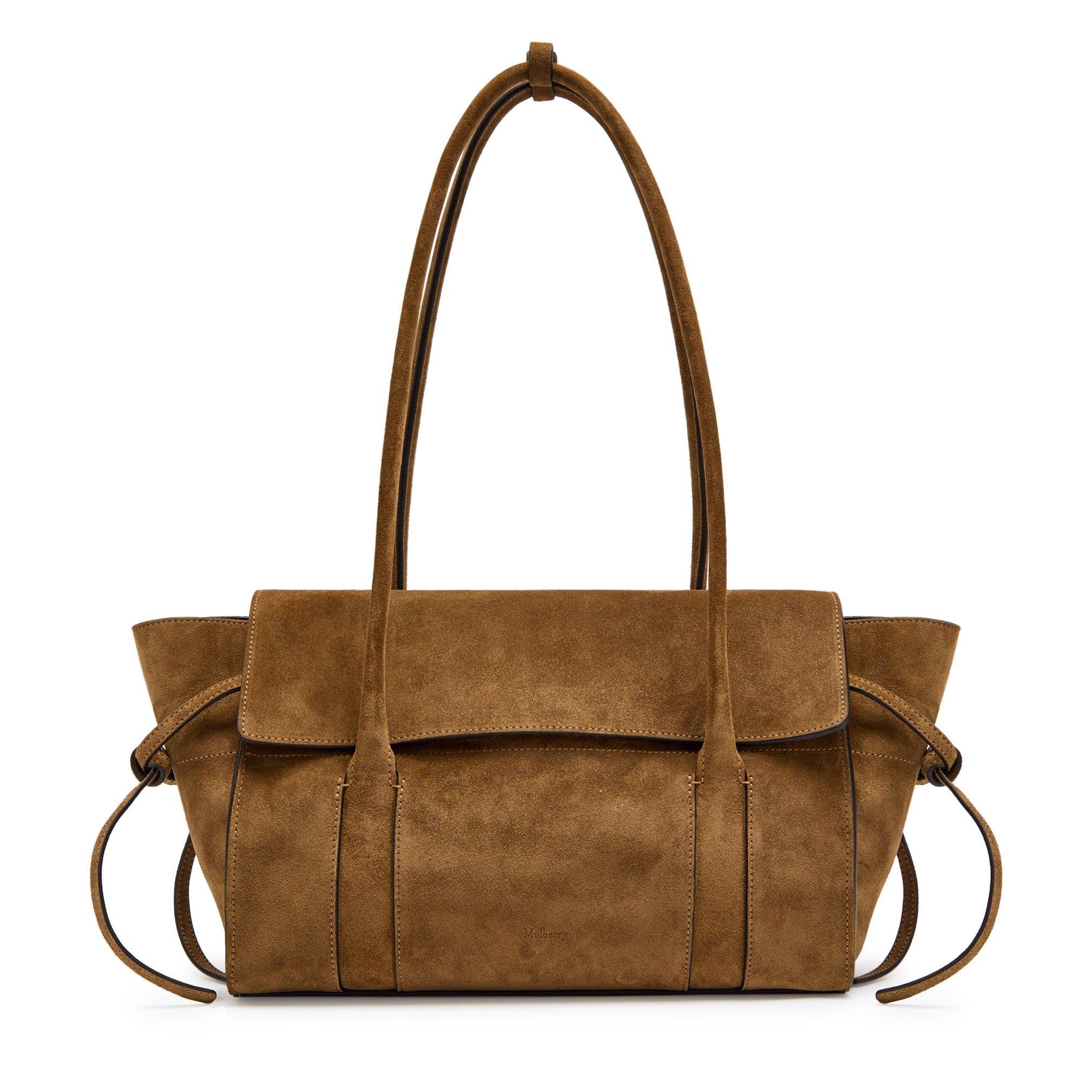 SAND - Mulberry - SMALL SOFT BAYSWATER SUEDE - 1