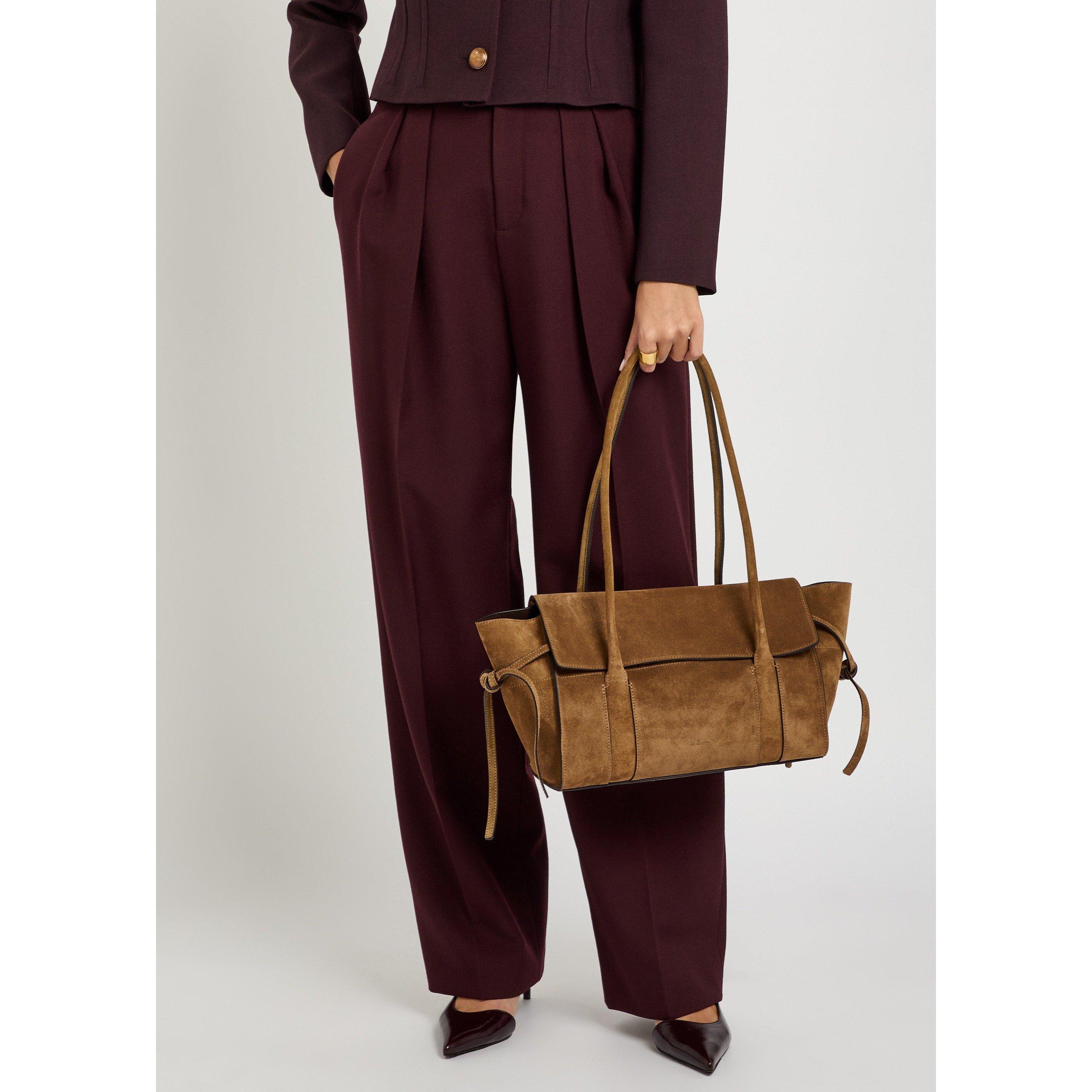 SAND - Mulberry - SMALL SOFT BAYSWATER SUEDE - 3