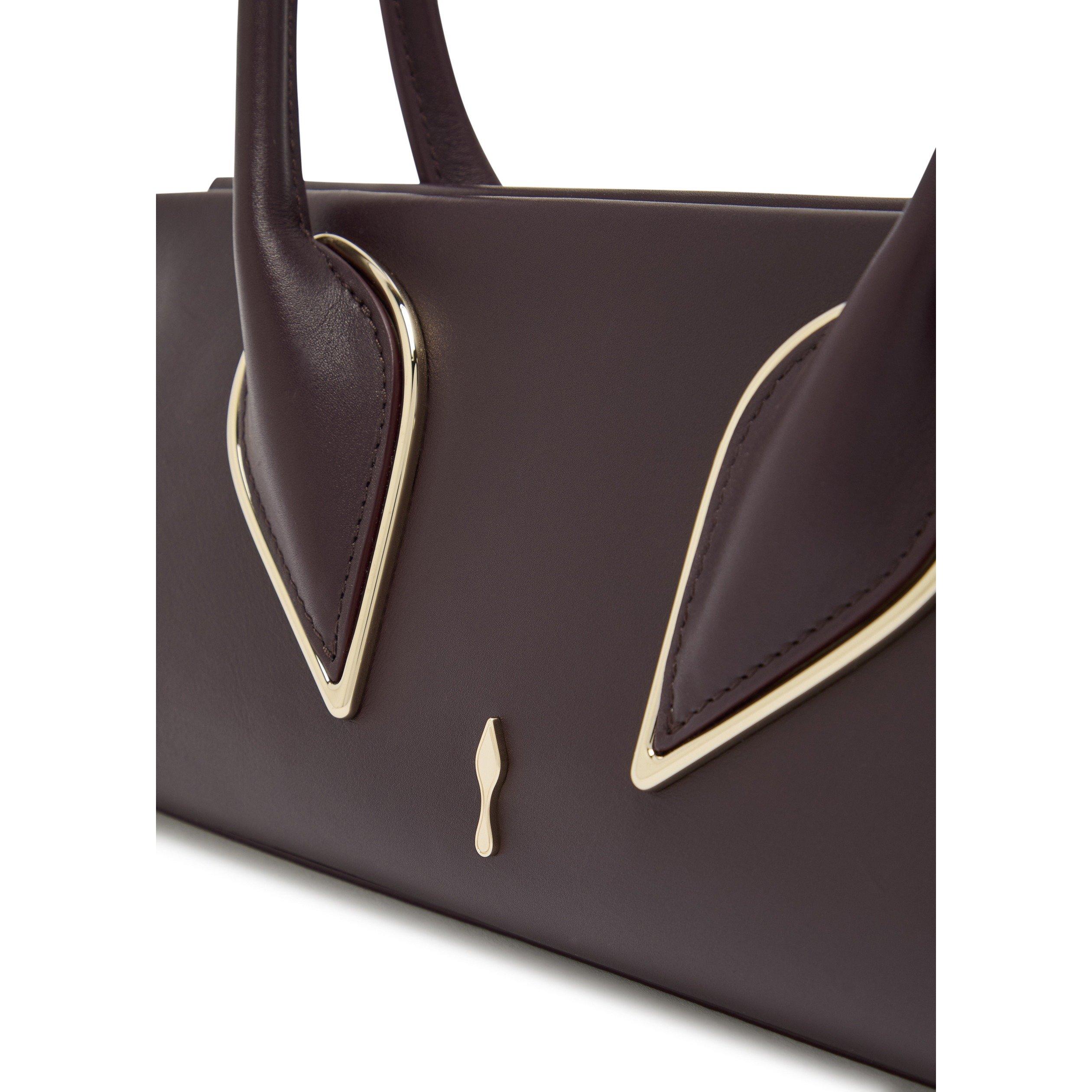 BROWN - Christian Louboutin - VENUS BAGUETTE CALF CORDIA - 4
