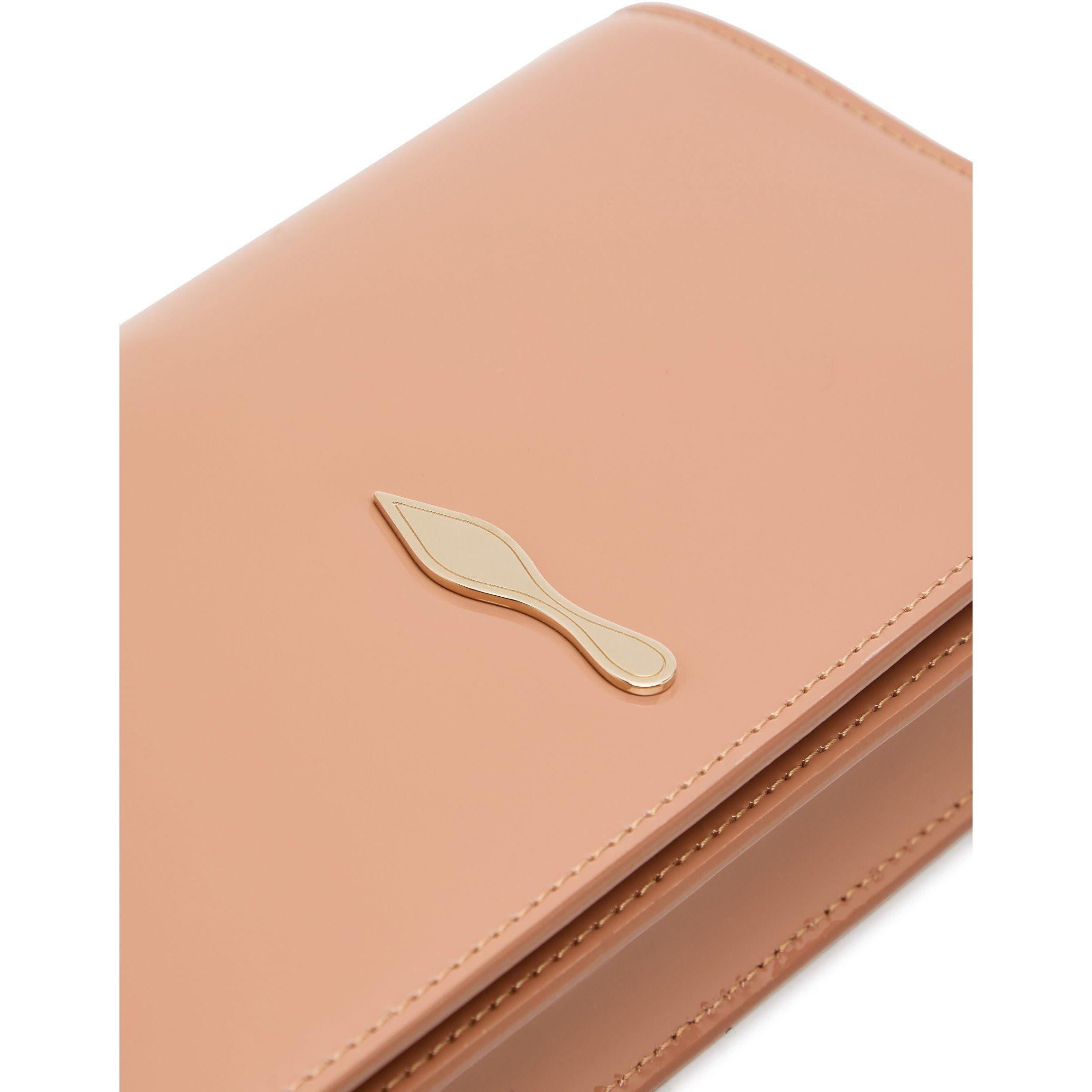LIGHT PINK - Christian Louboutin - Women's Bettina Patent Leather Clutch Bag - 4
