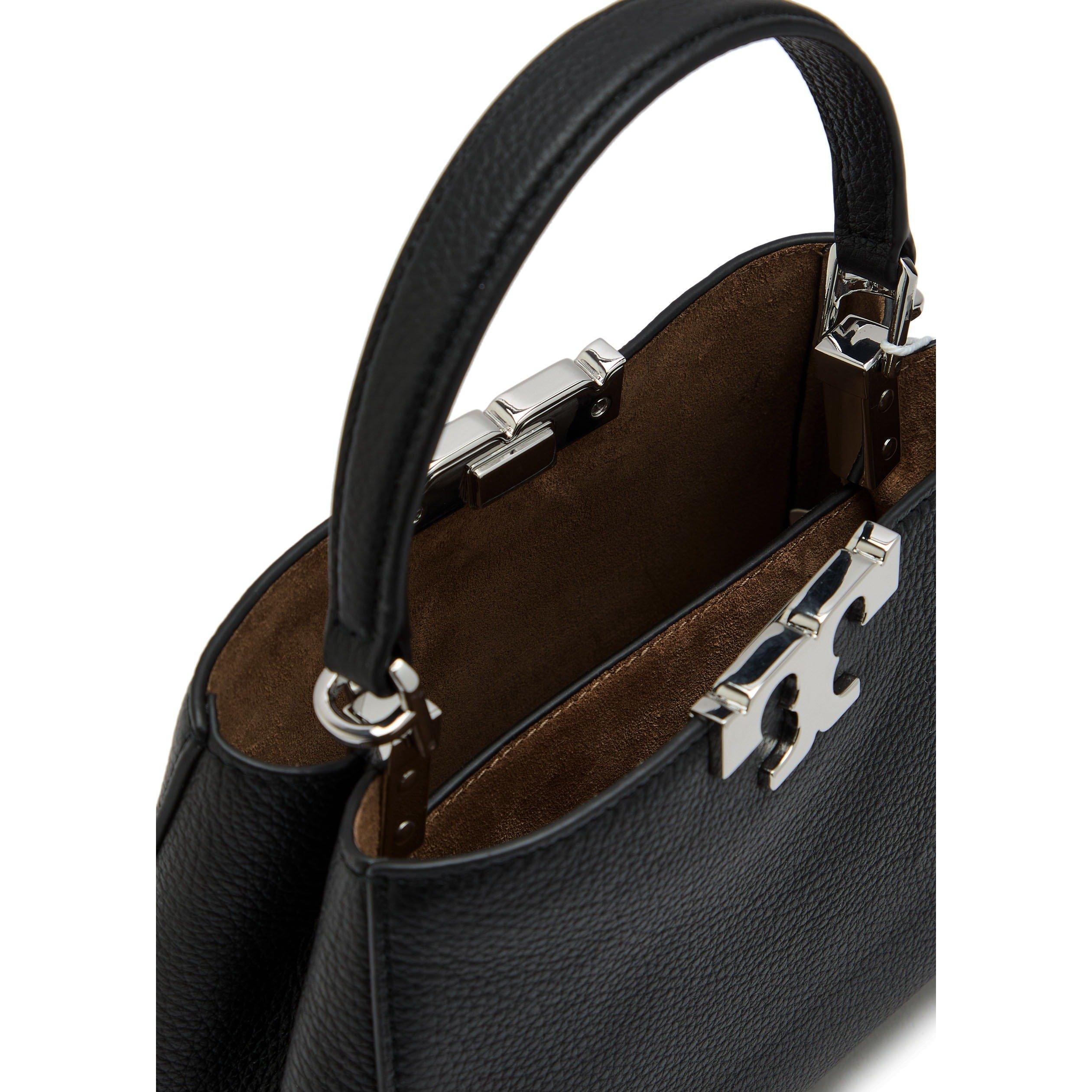 BLACK - Tory Burch - Eleanor Soft Mini Satchel - 5