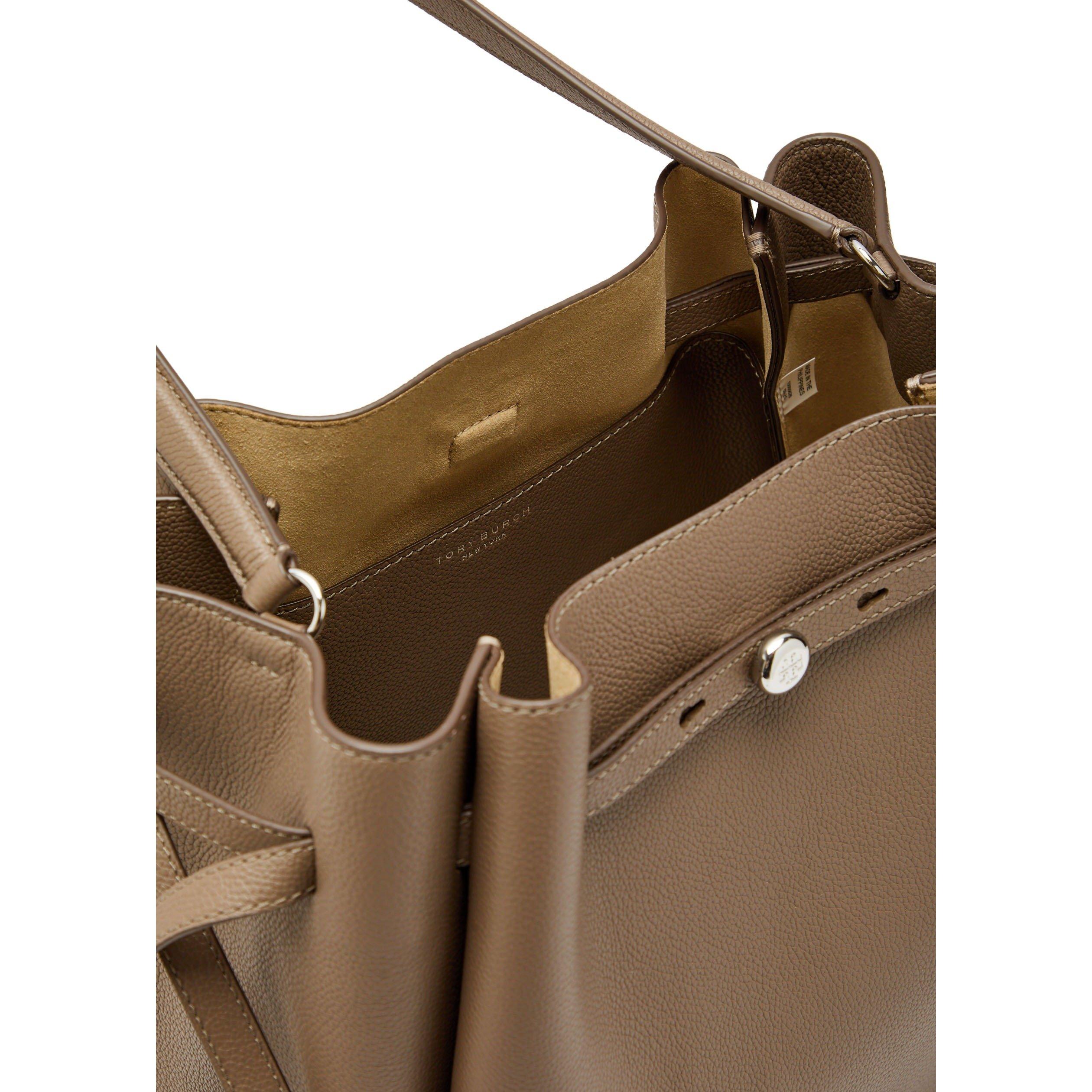 TAUPE - Tory Burch - Romy Large Bucket Bag - 5