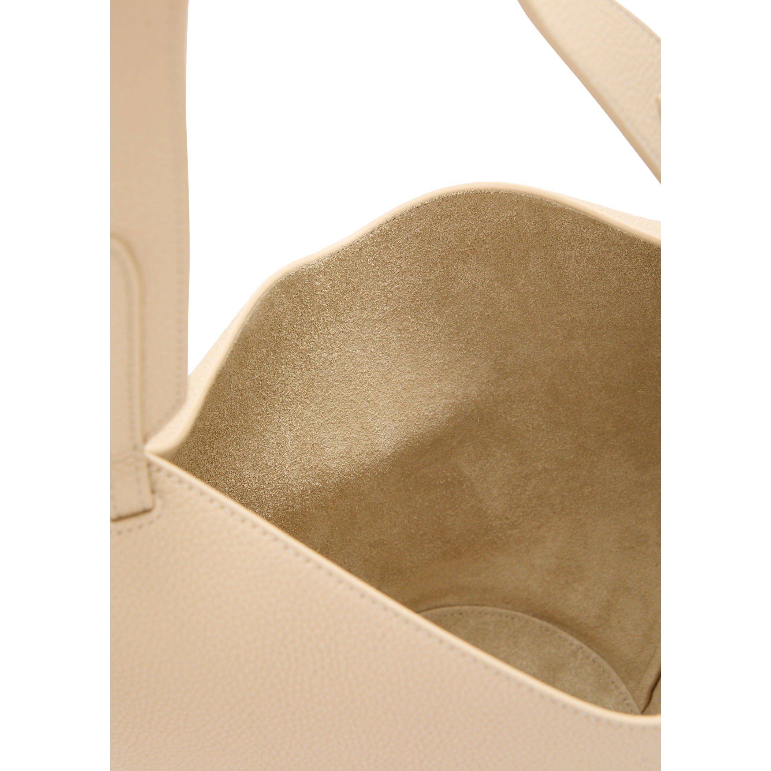 IVORY - Khaite - Women's Lotus Mini Leather Tote Bag - 5