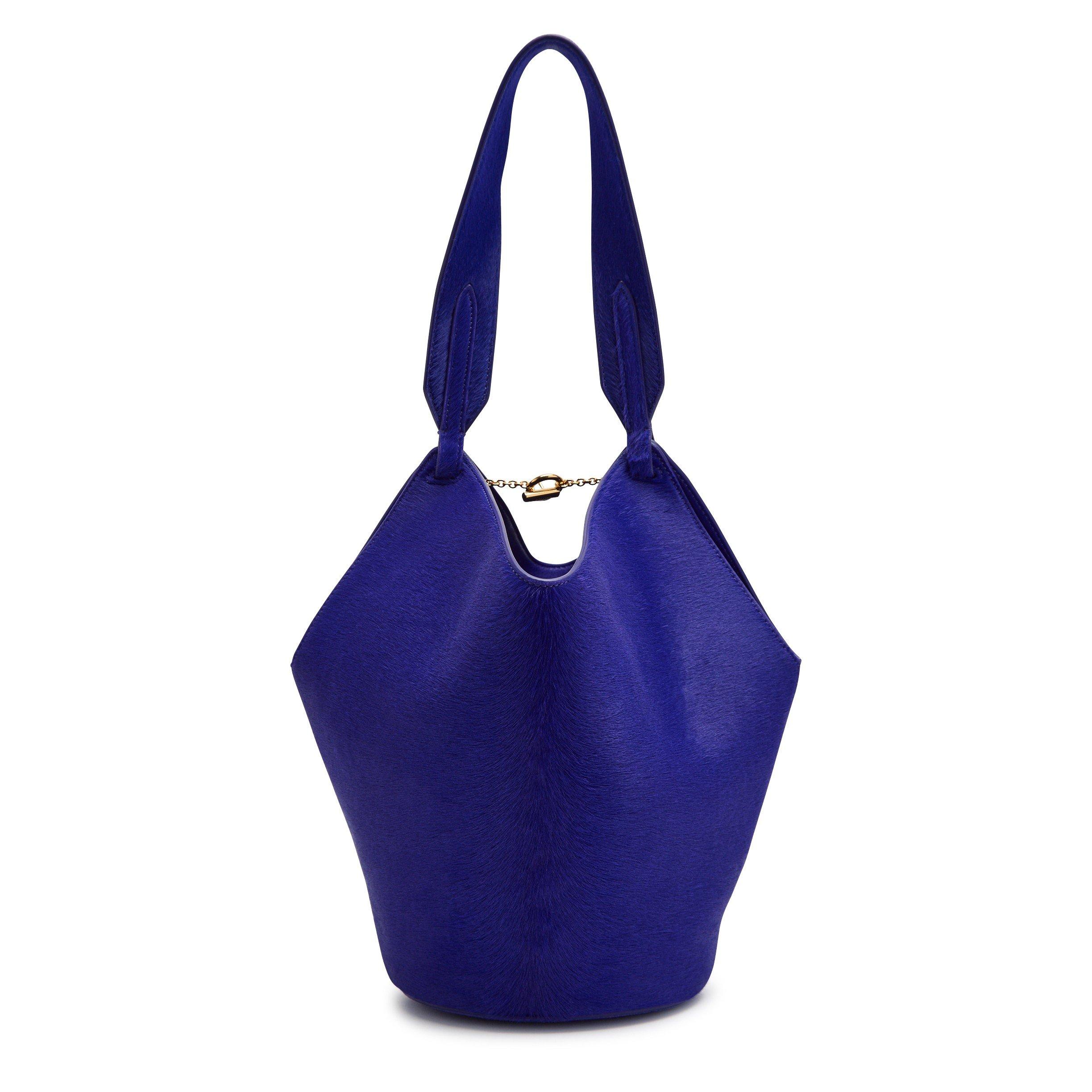 DARK PURPLE - Khaite - LOTUS MINI TOTE - 1