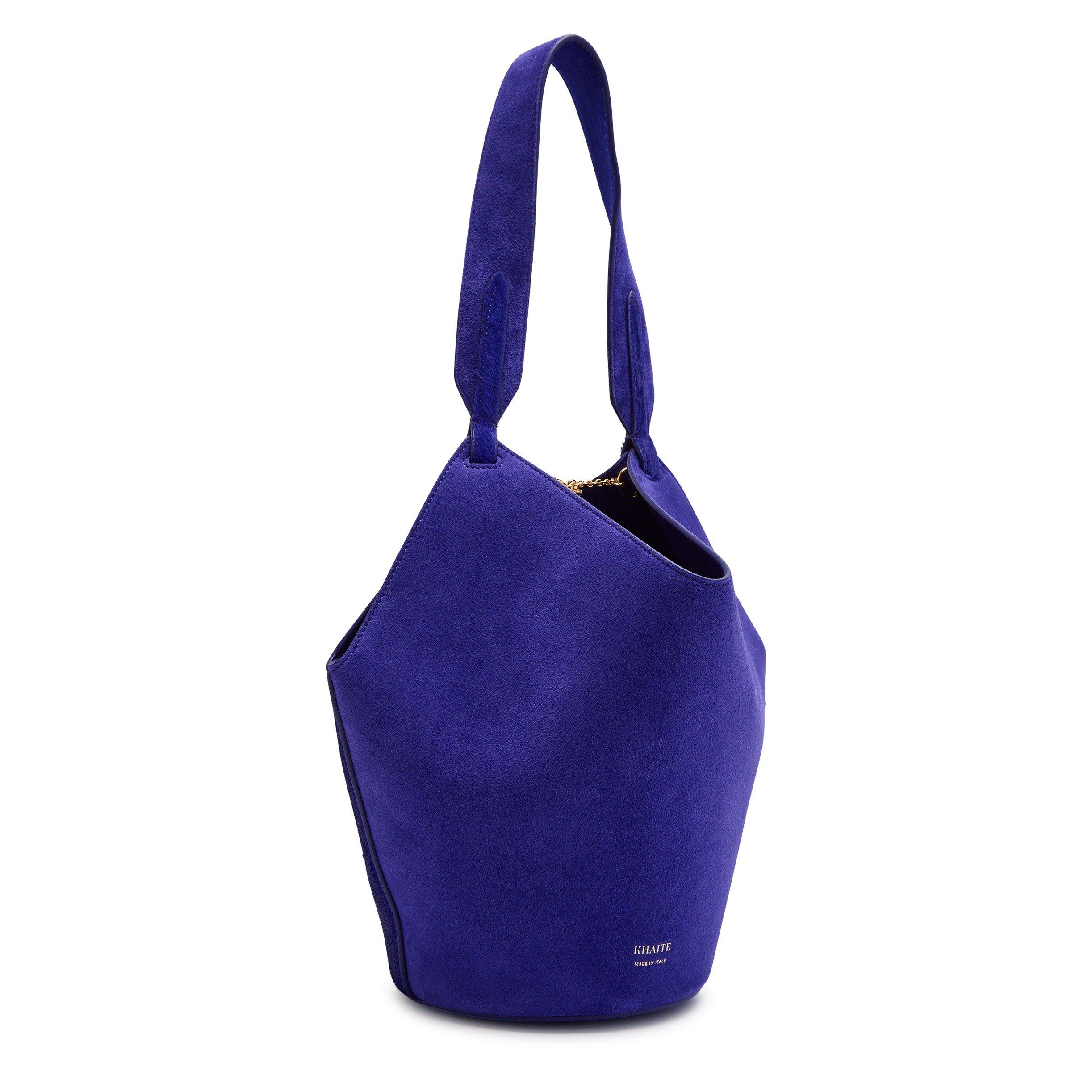 DARK PURPLE - Khaite - LOTUS MINI TOTE - 2