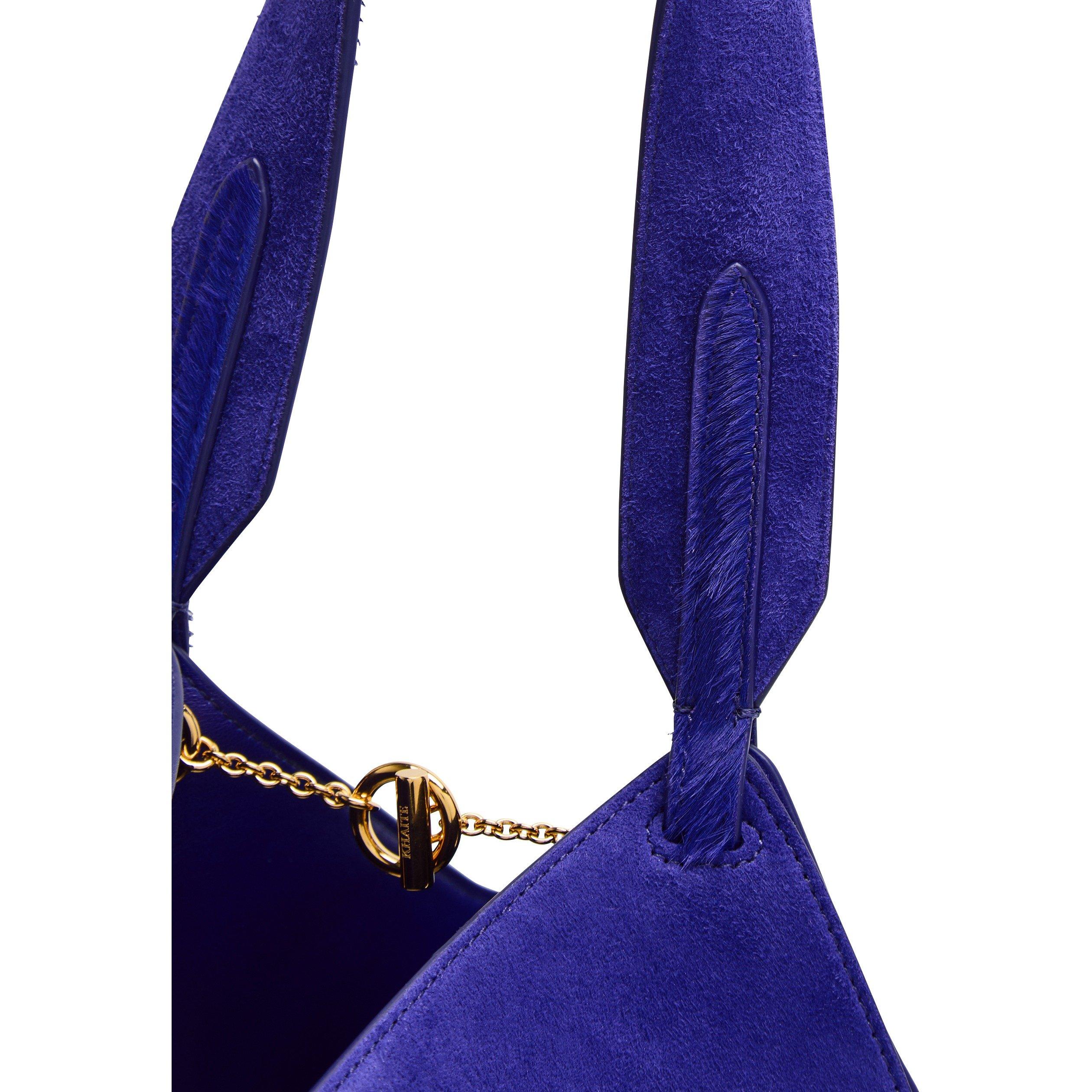 DARK PURPLE - Khaite - LOTUS MINI TOTE - 4