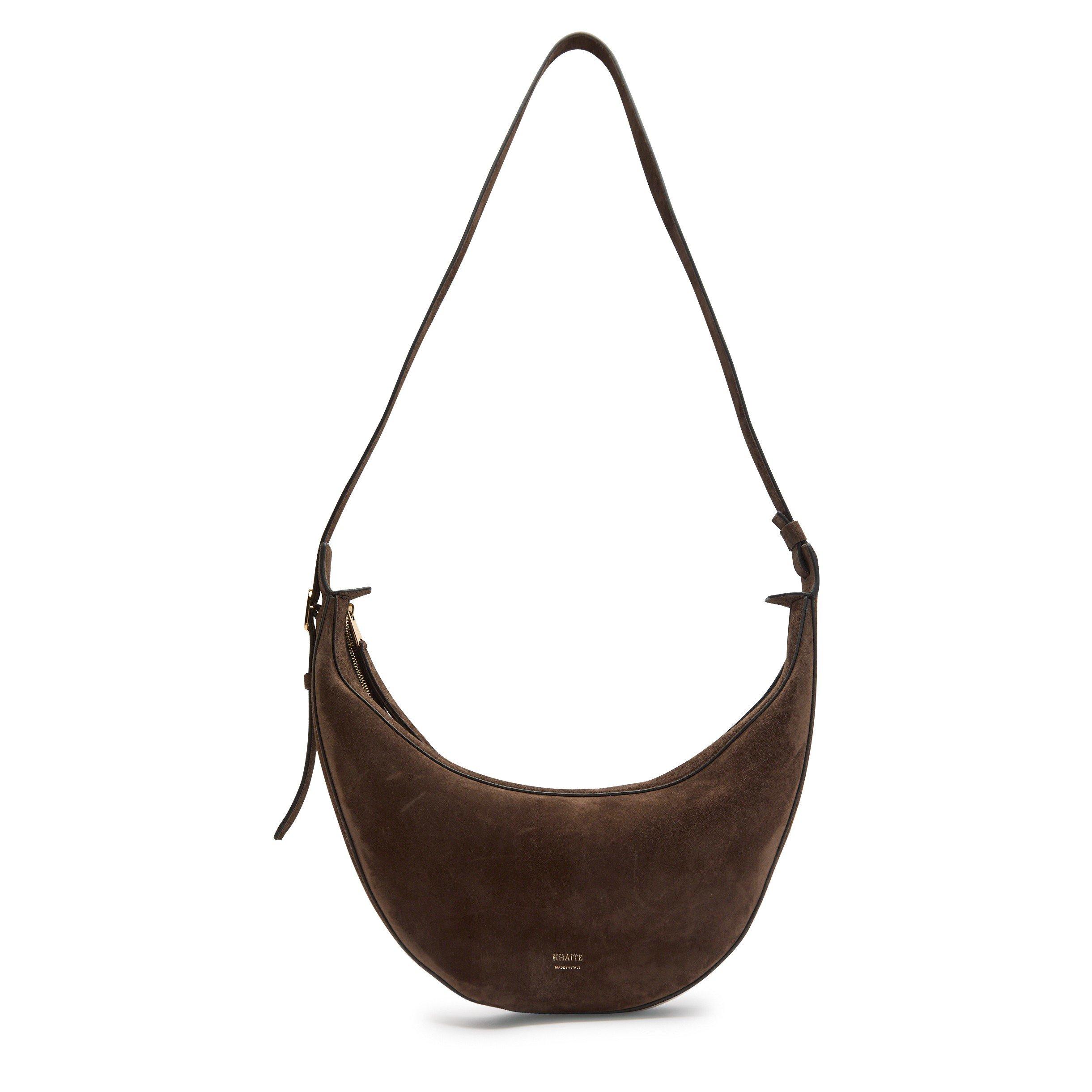 DARK BROWN - Khaite - AUGUSTINA SMALL CROSSBODY