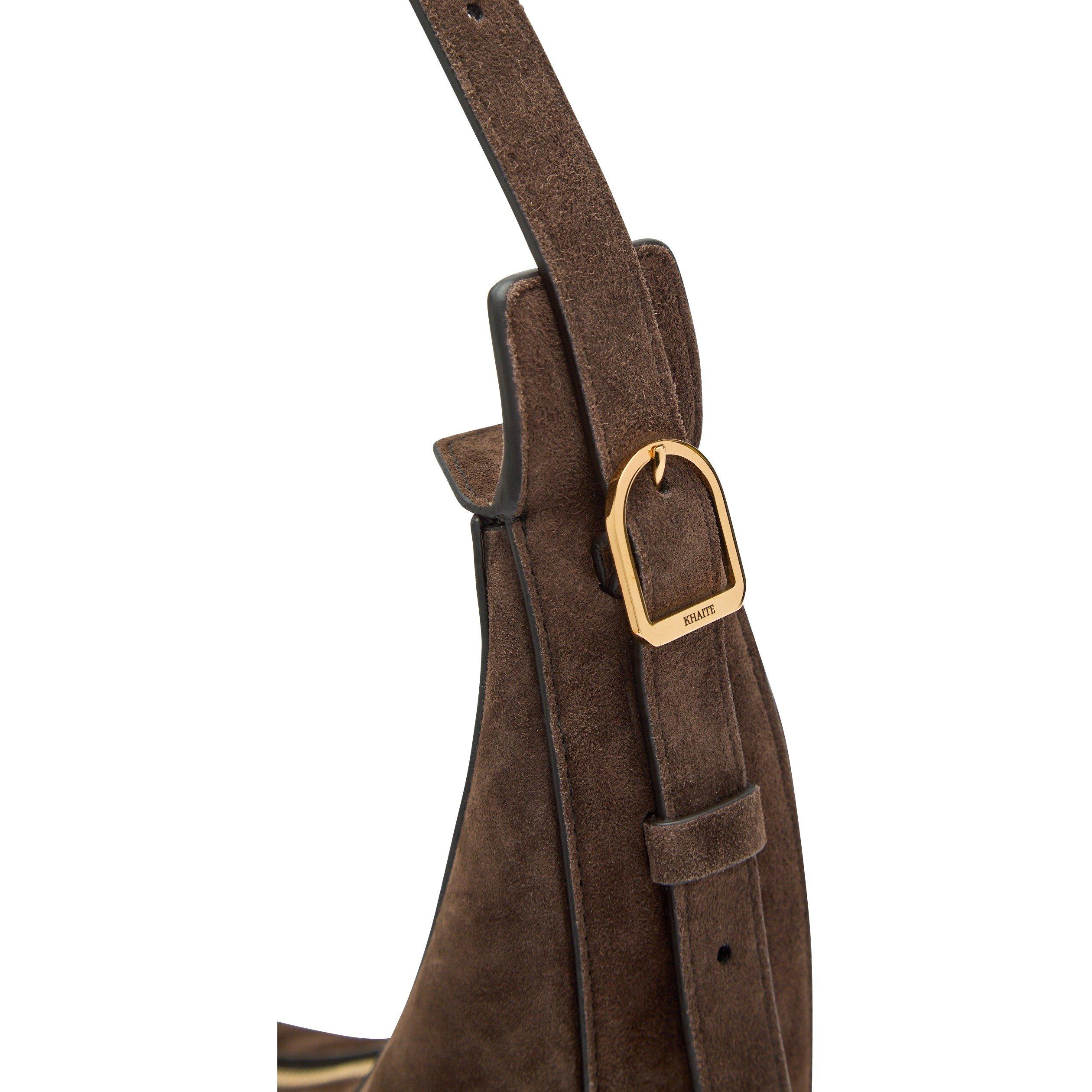 DARK BROWN - Khaite - AUGUSTINA SMALL CROSSBODY - 4