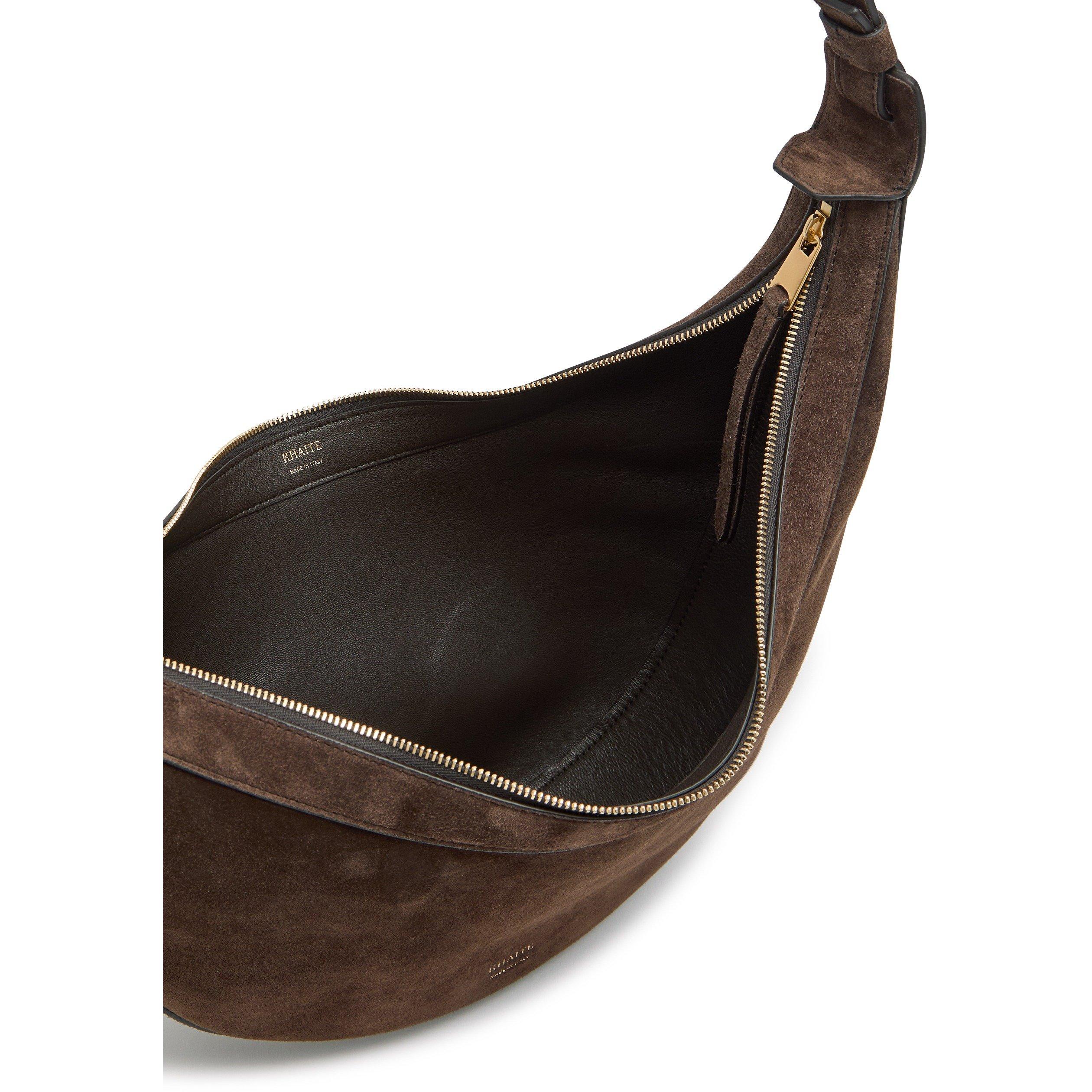 DARK BROWN - Khaite - AUGUSTINA SMALL CROSSBODY - 5