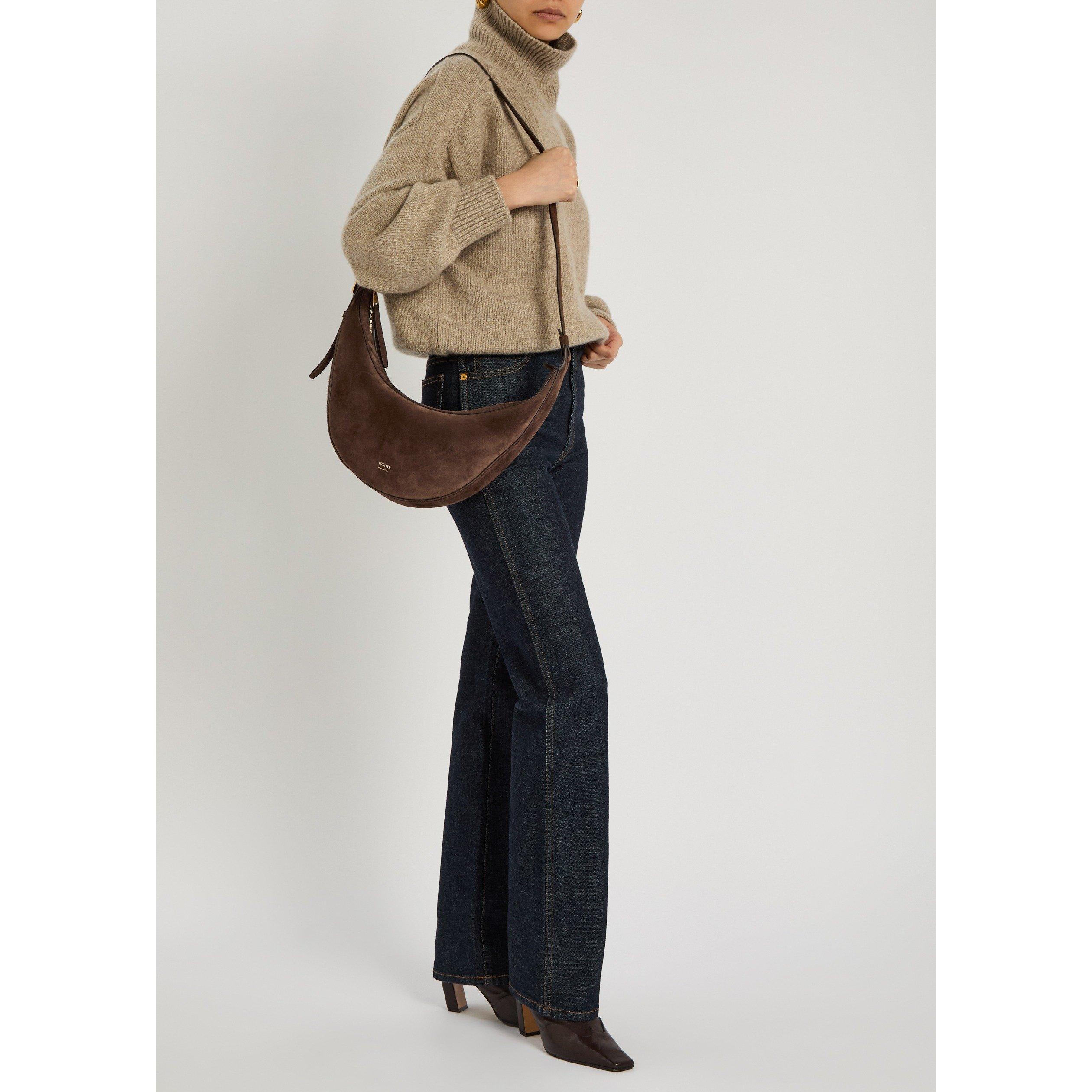 DARK BROWN - Khaite - AUGUSTINA SMALL CROSSBODY - 6