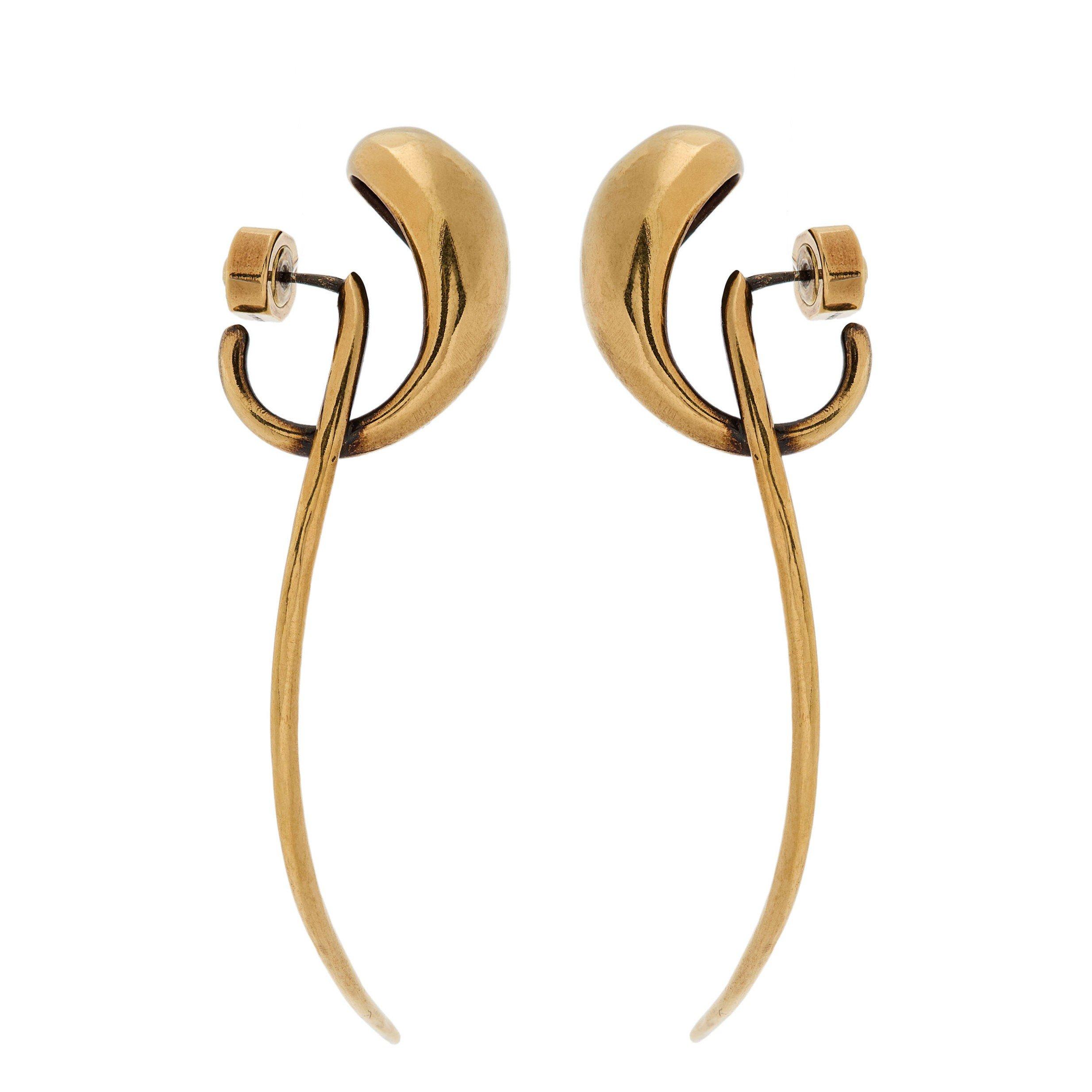 GOLD - Khaite - CYCLONE EARRINGS - ANTIQUE GOL - 1