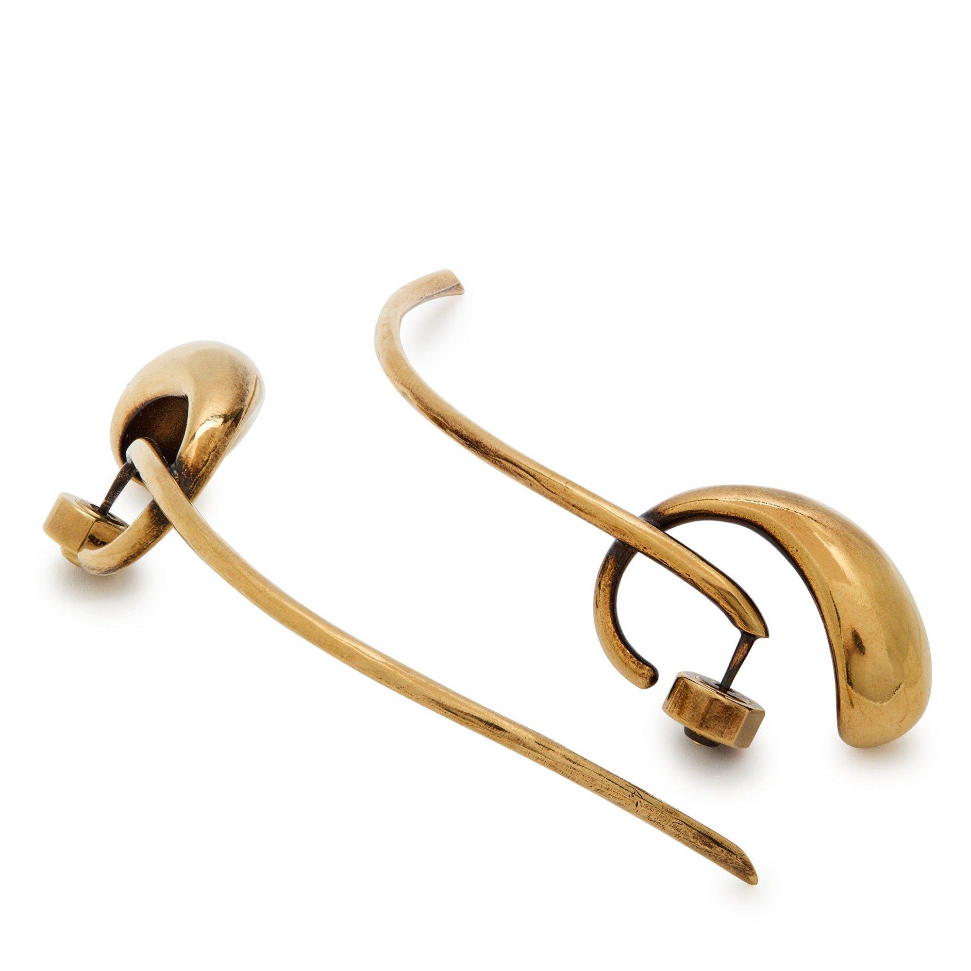 GOLD - Khaite - CYCLONE EARRINGS - ANTIQUE GOL - 2