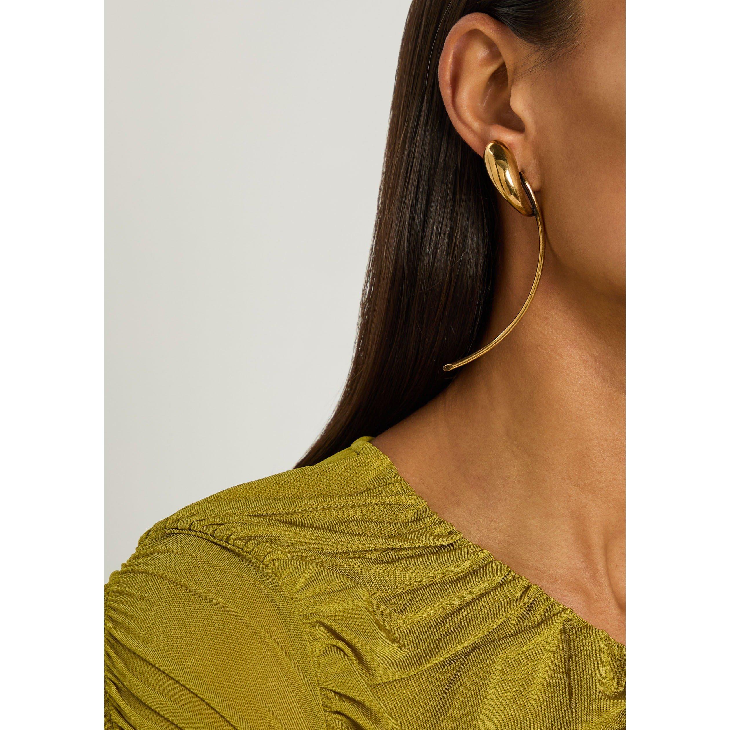GOLD - Khaite - CYCLONE EARRINGS - ANTIQUE GOL - 3