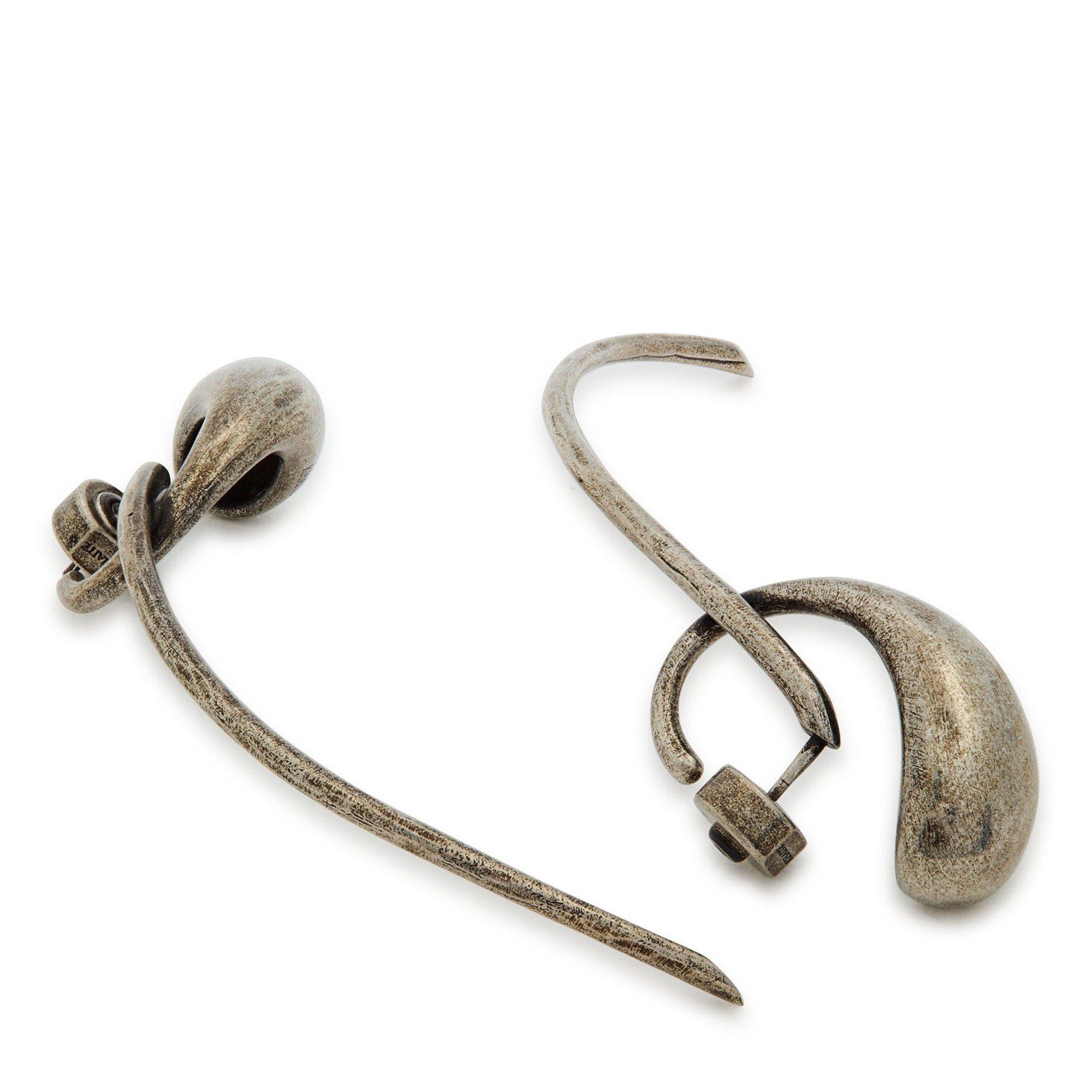 SILVER - Khaite - CYCLONE EARRINGS - ANTIQUE SIL - 2