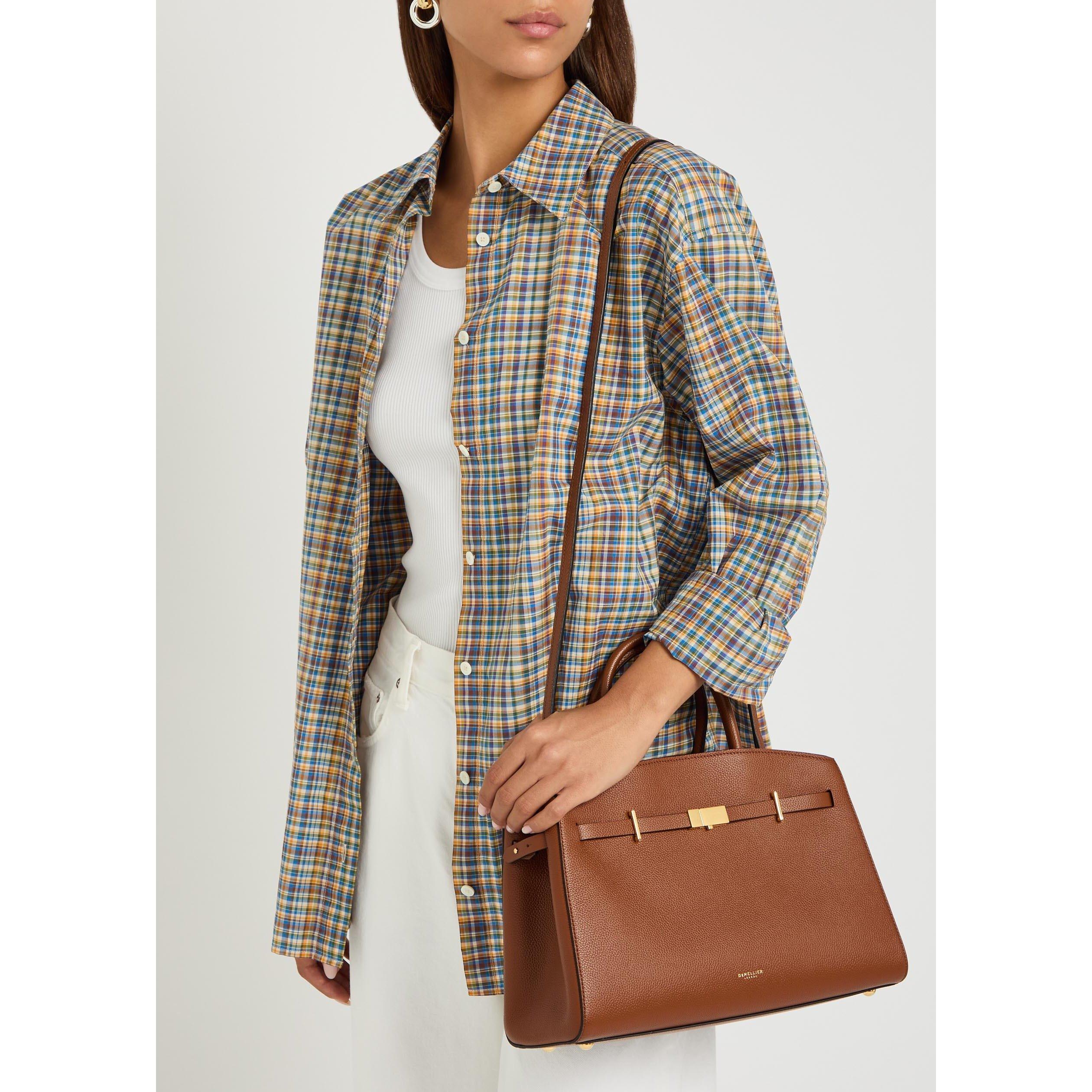TAN - DeMellier - Women's Midi Hudson Top Handle Bag - 6