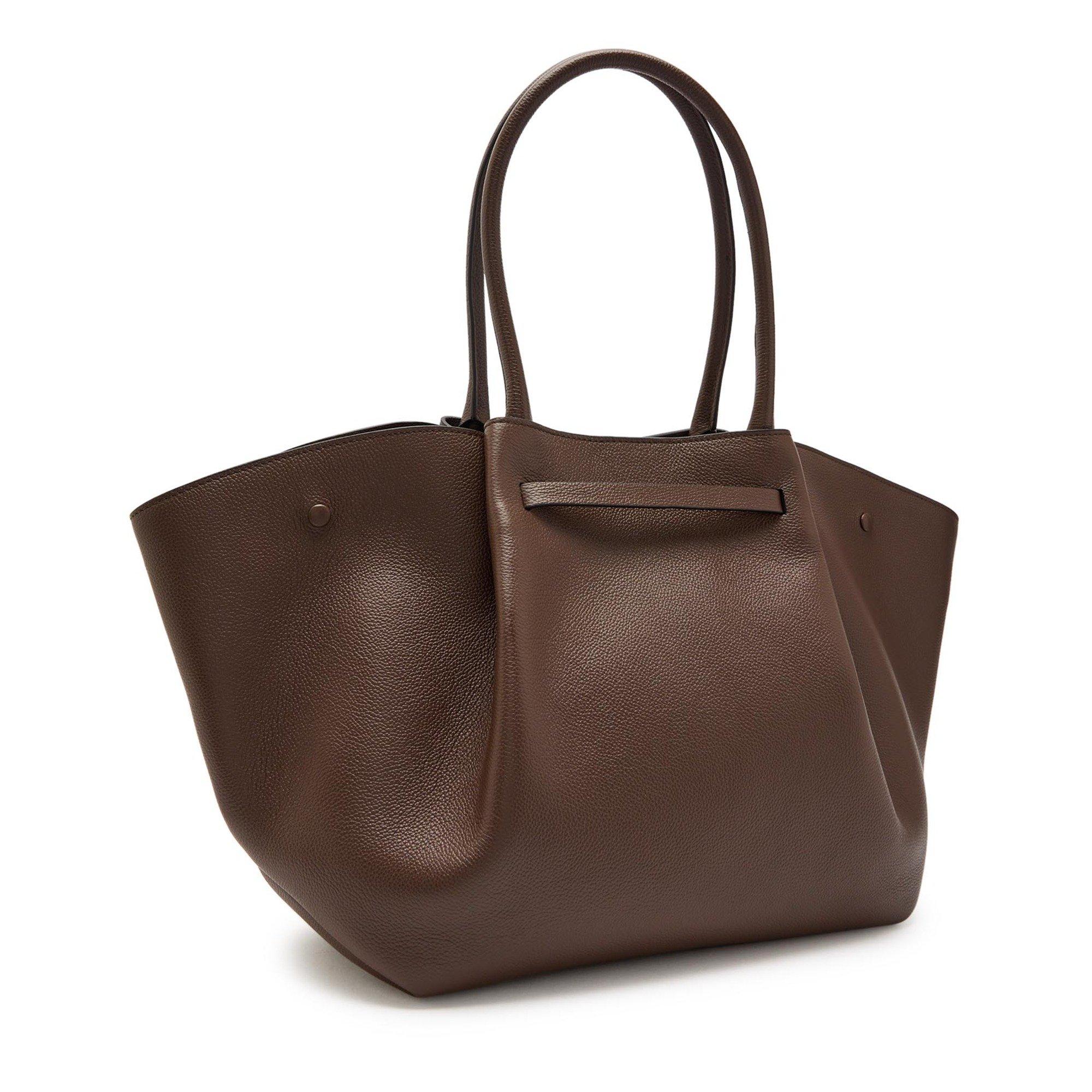 DARK BROWN - DeMellier - Women's New York Leather Tote Bag - 2