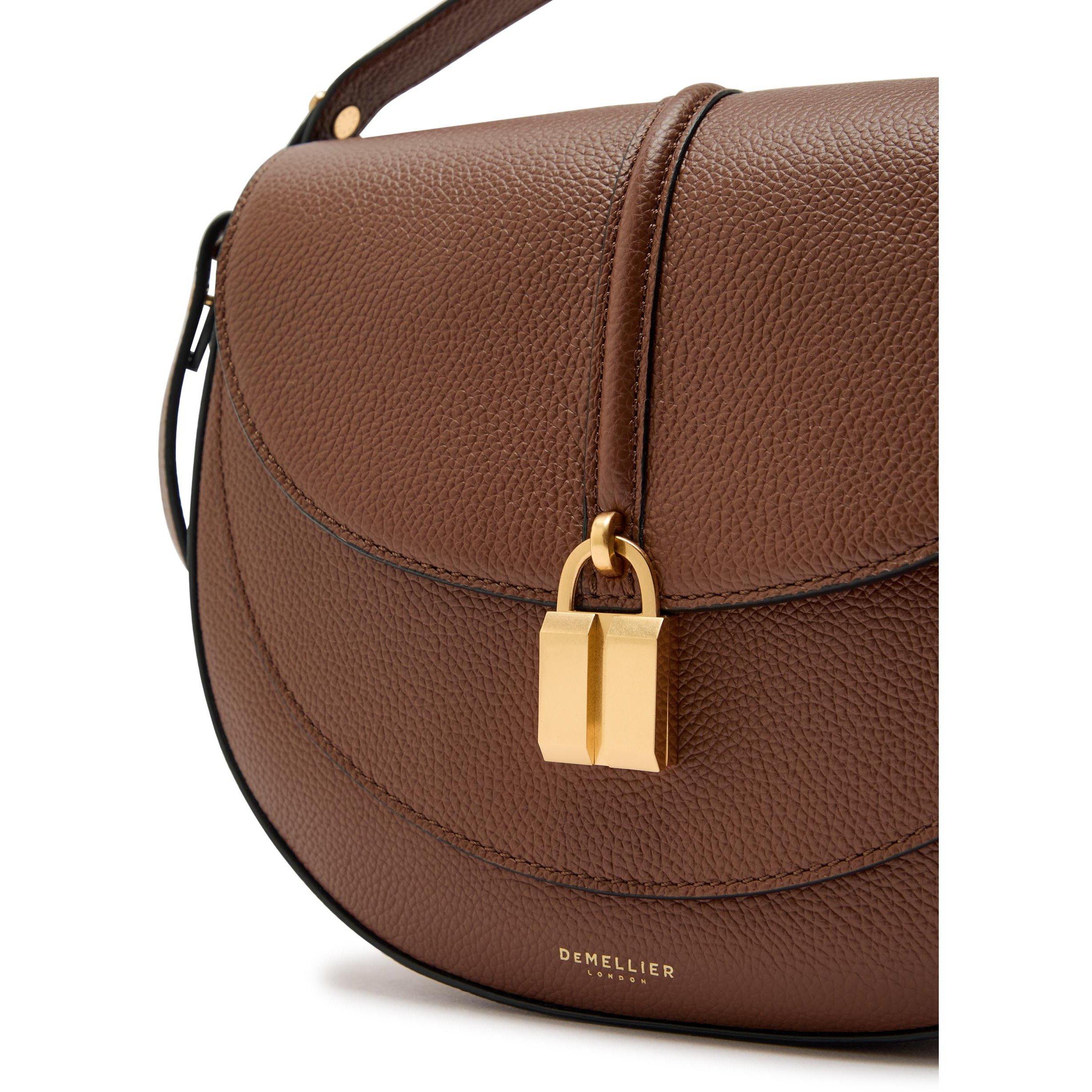 TAN - DeMellier - Women's Siena Leather Saddle Bag - 4