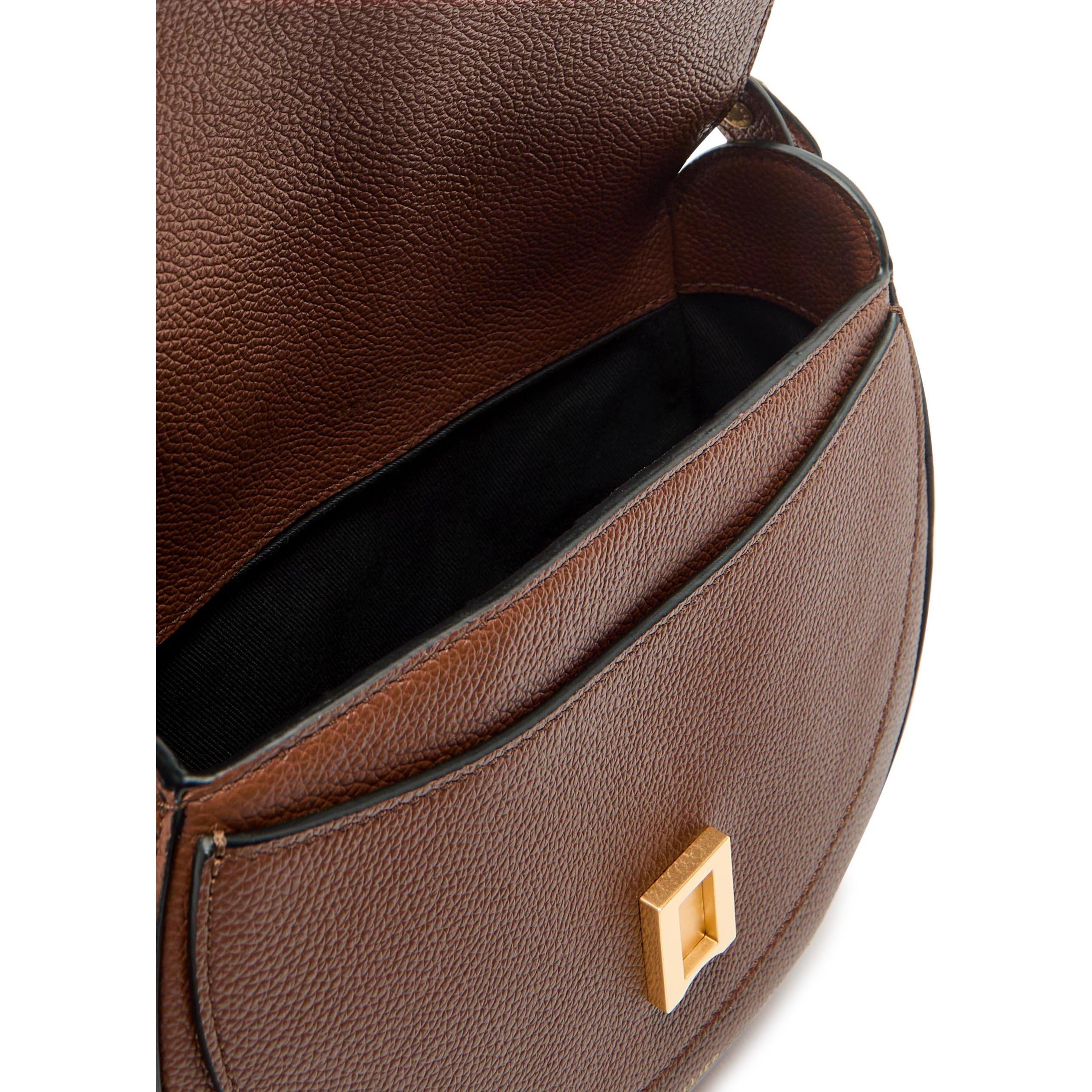 TAN - DeMellier - Women's Siena Leather Saddle Bag - 5