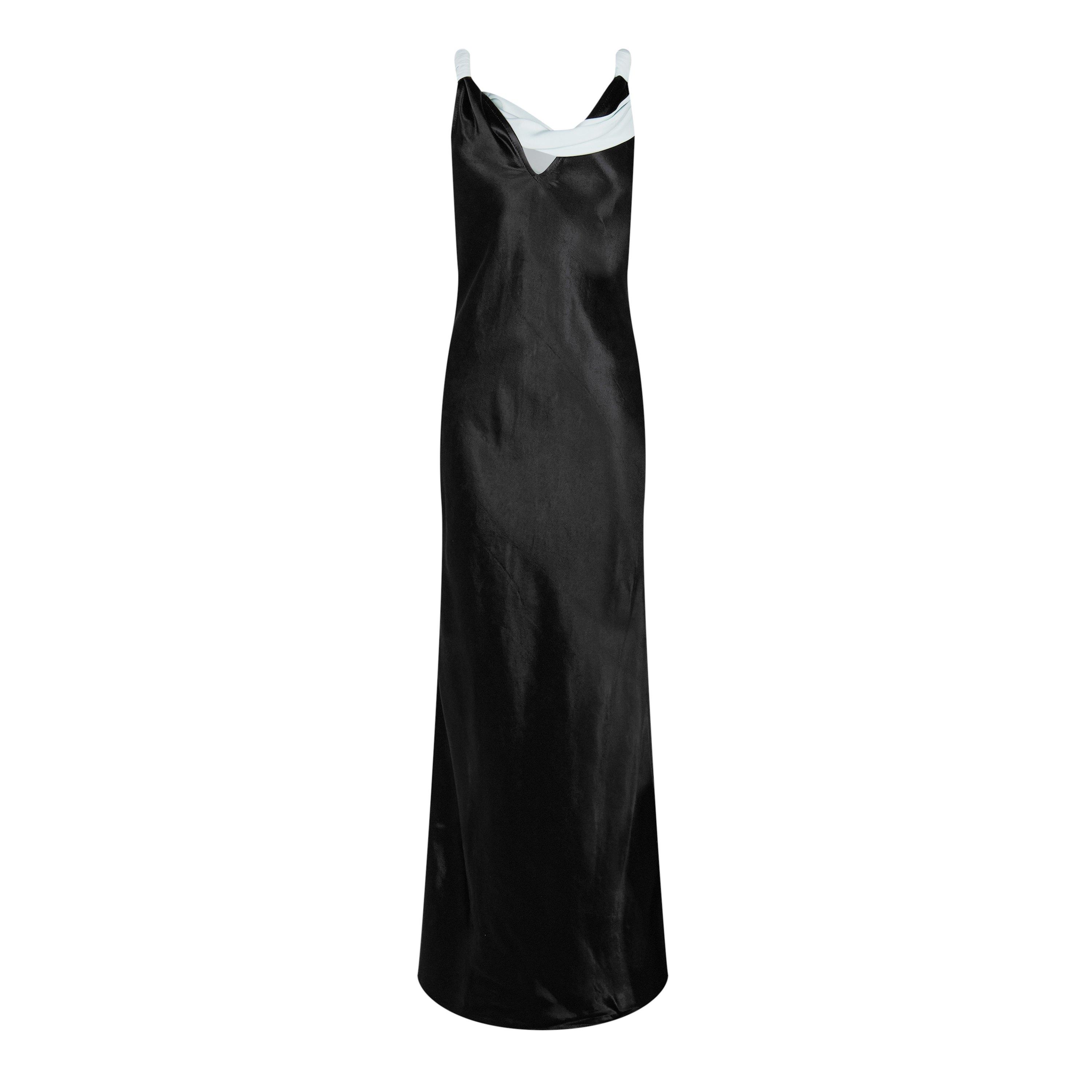 Bottega Veneta Textured Satin Long Dress