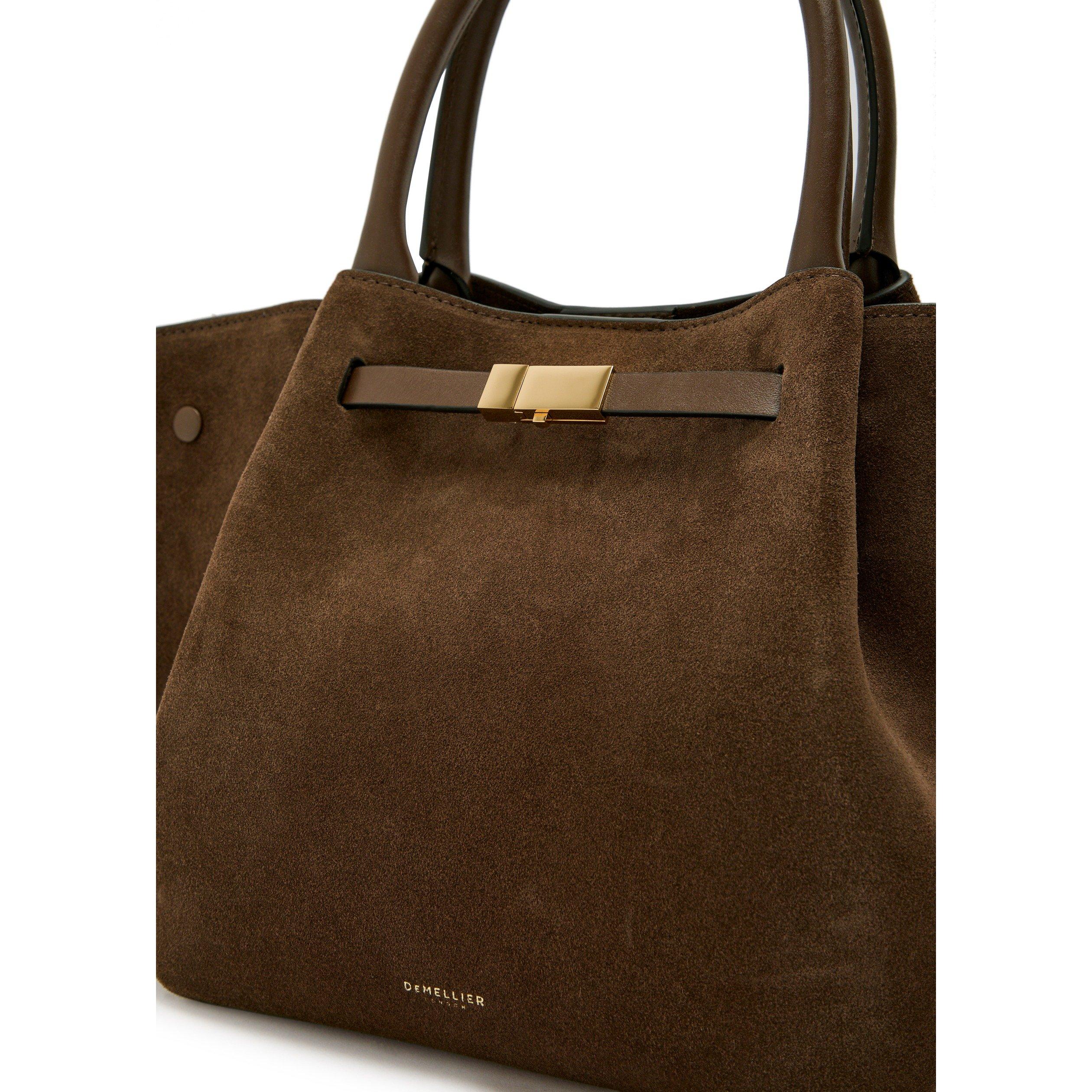 BROWN - DeMellier - Women's New York Midi Suede Tote Bag - 4