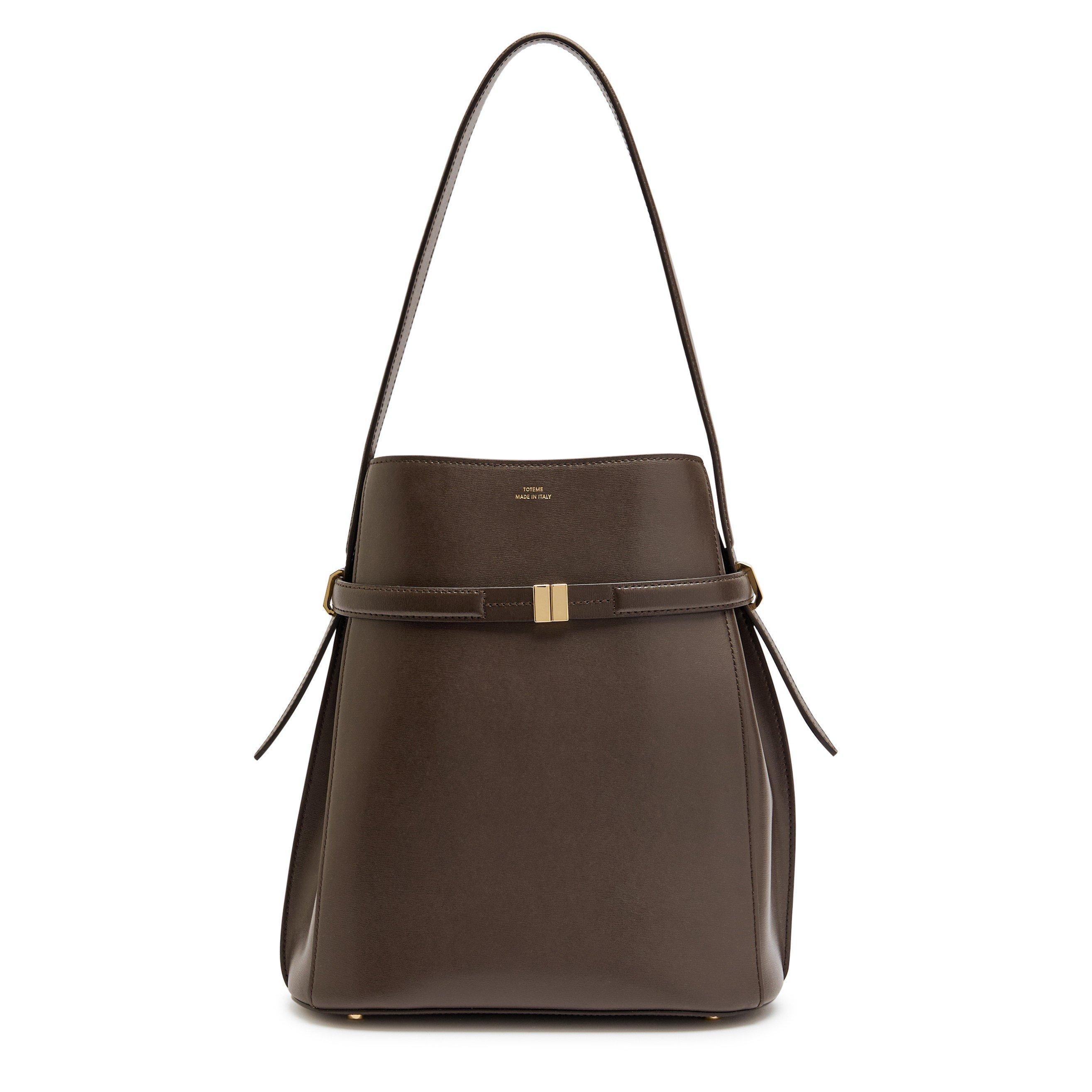 Toteme Women's Belted Leather Bucket Bag