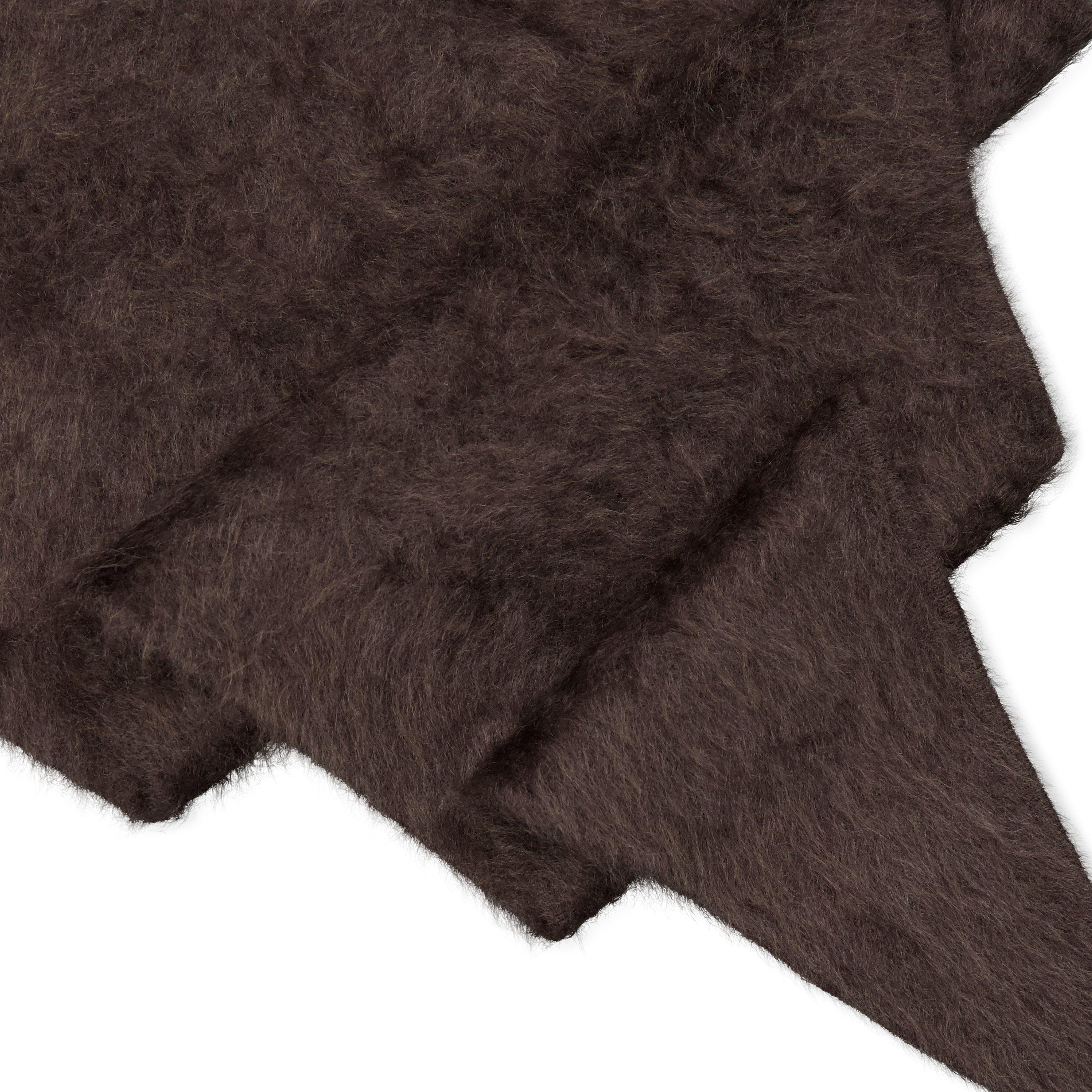 CHOCOLATE - Lisa Yang - Women's Brushed Cashmere Bandana - 2
