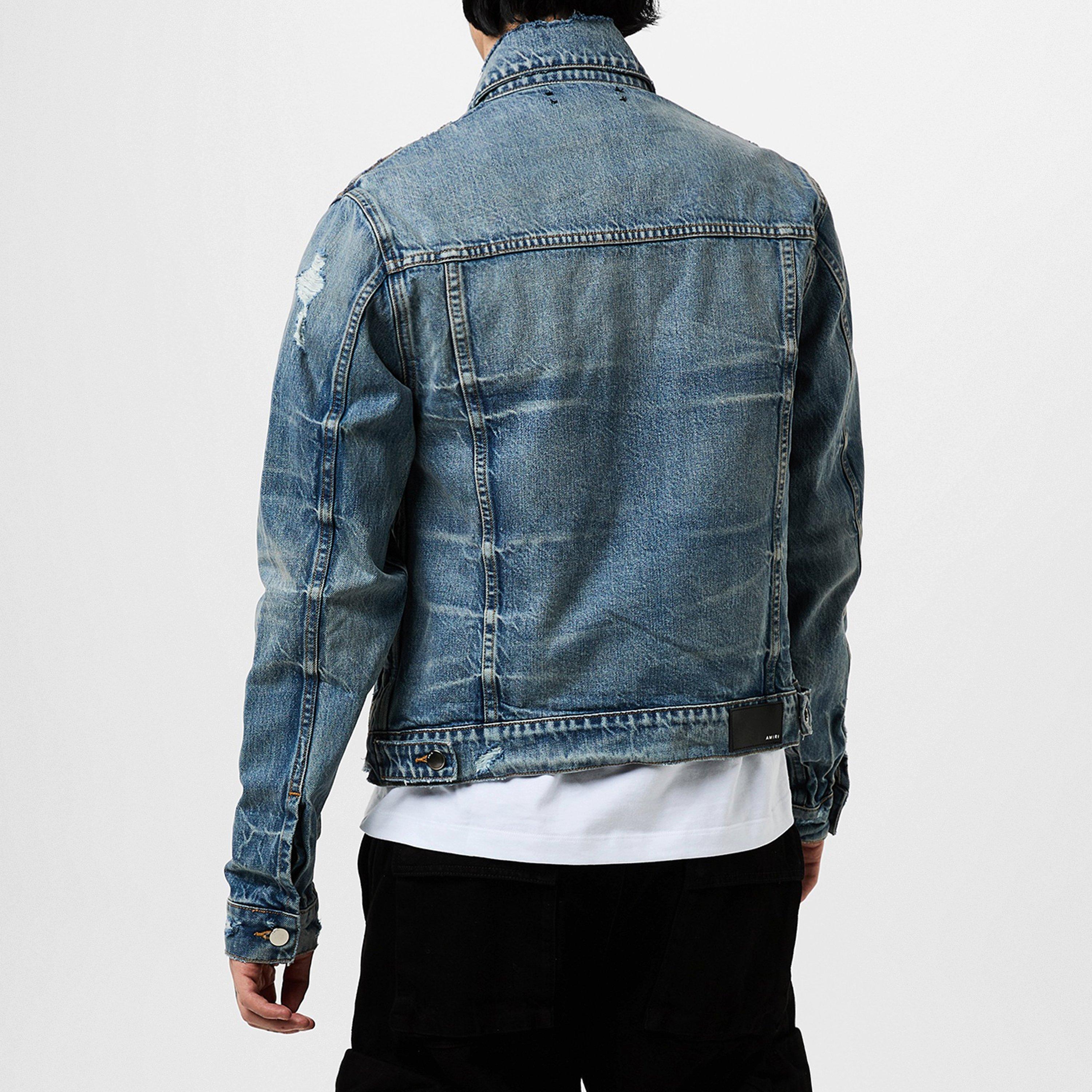 Amiri | Ma Distressed Denim Trucker Jacket | Denim Jackets