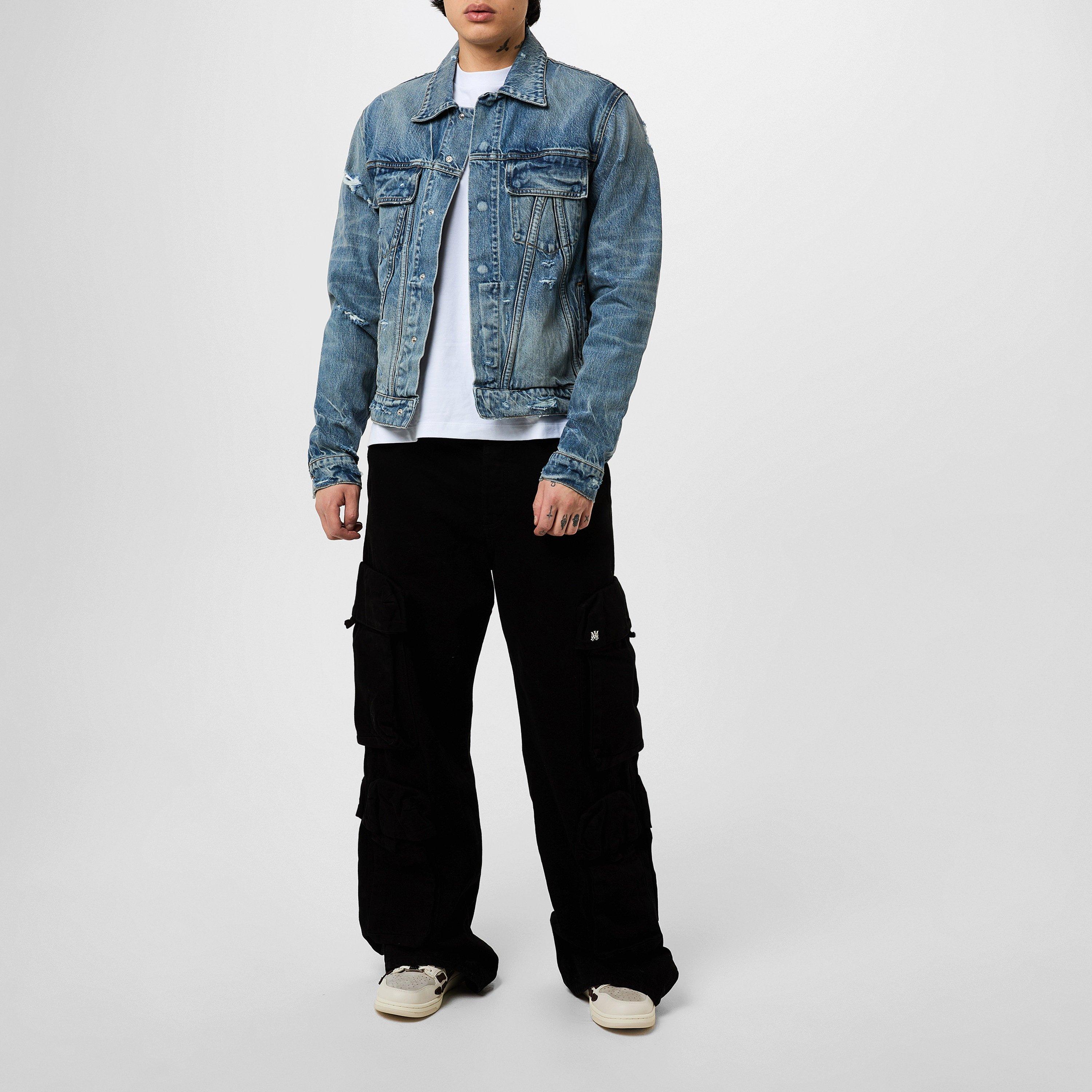 ジャケット・アウター Amiri 23AW Distressed MA Trucker jacket Amiri | Ma Distressed Denim Trucker Jacket | Denim Jackets