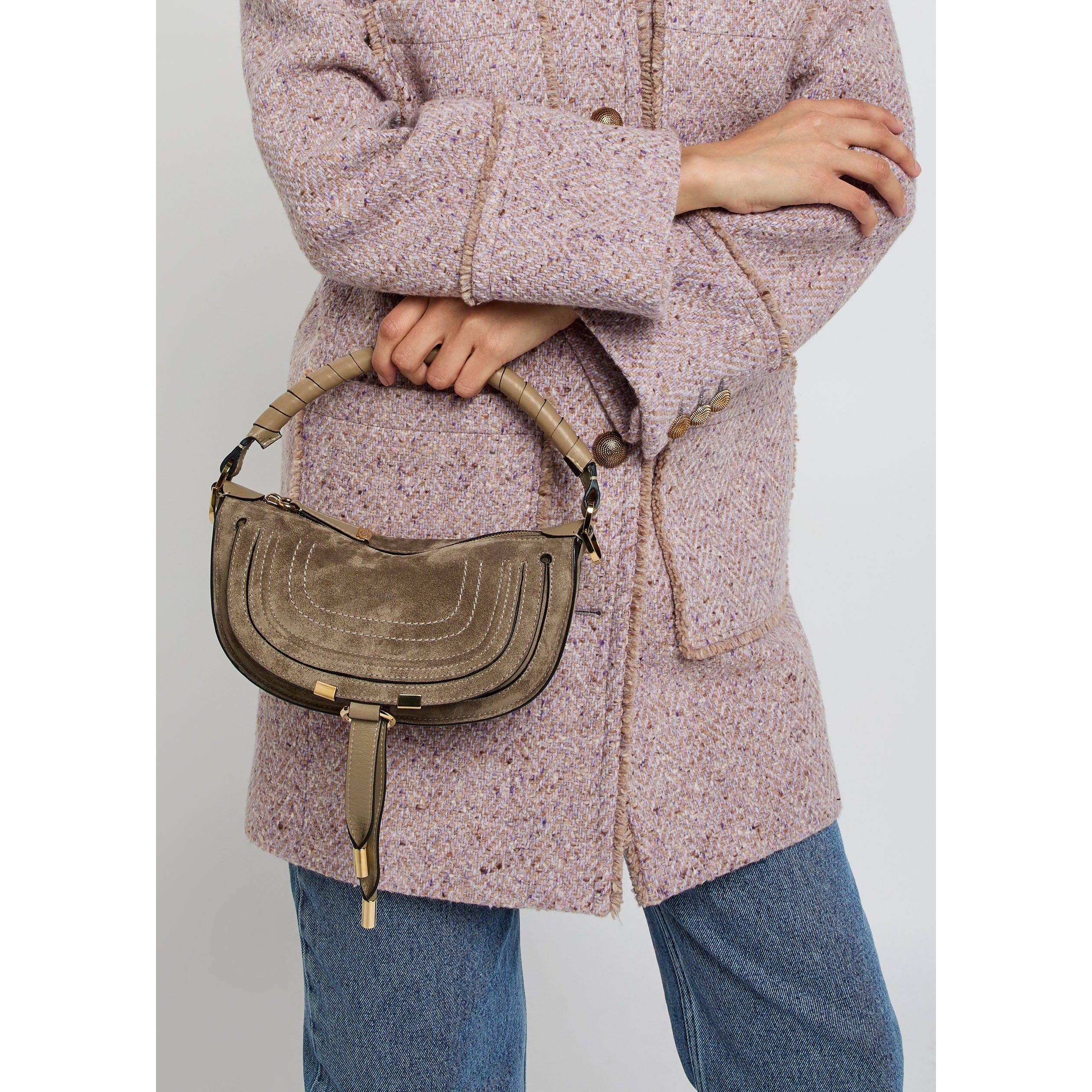 TAUPE - Chloe - Marcie small shoulder bag - 3
