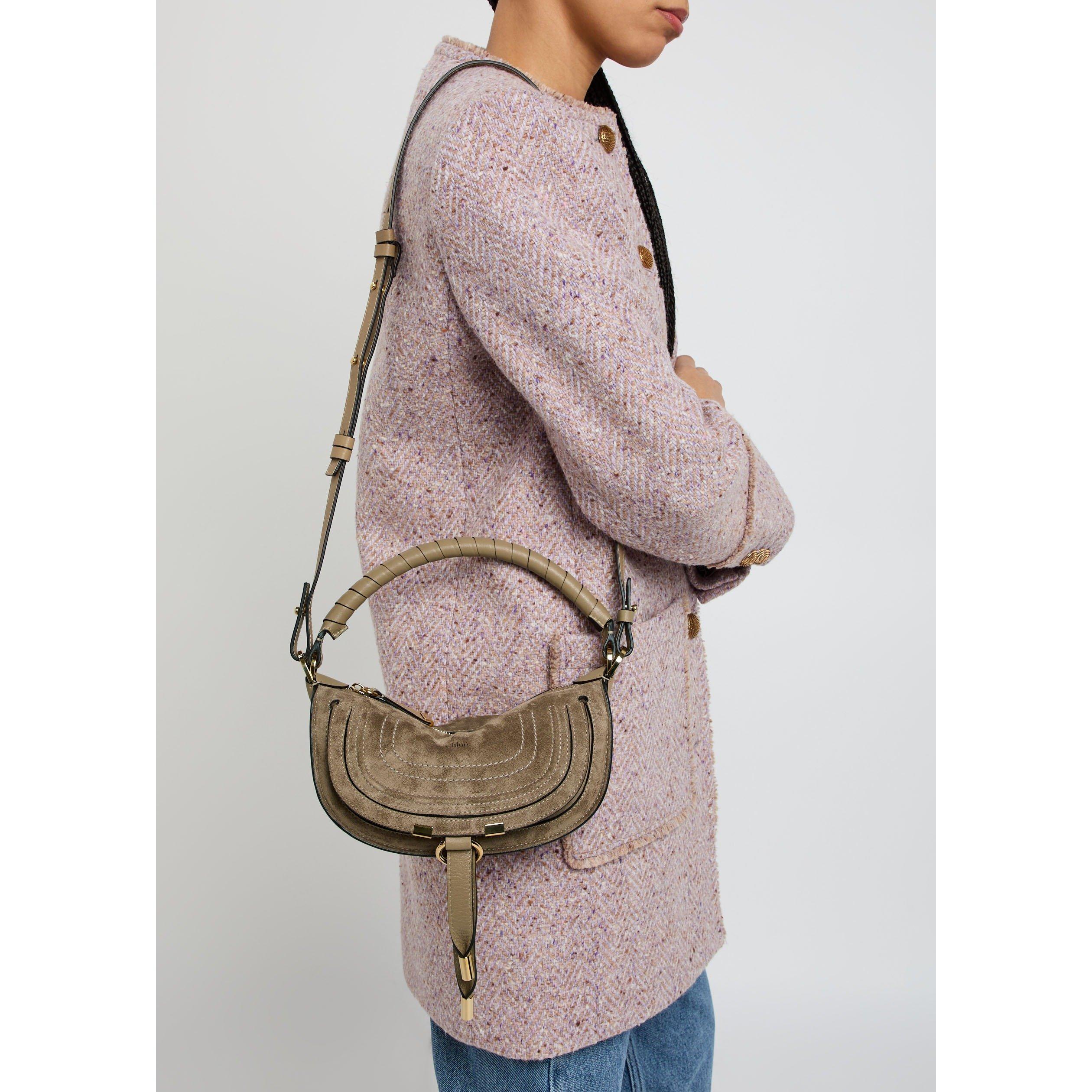 TAUPE - Chloe - Marcie small shoulder bag - 6