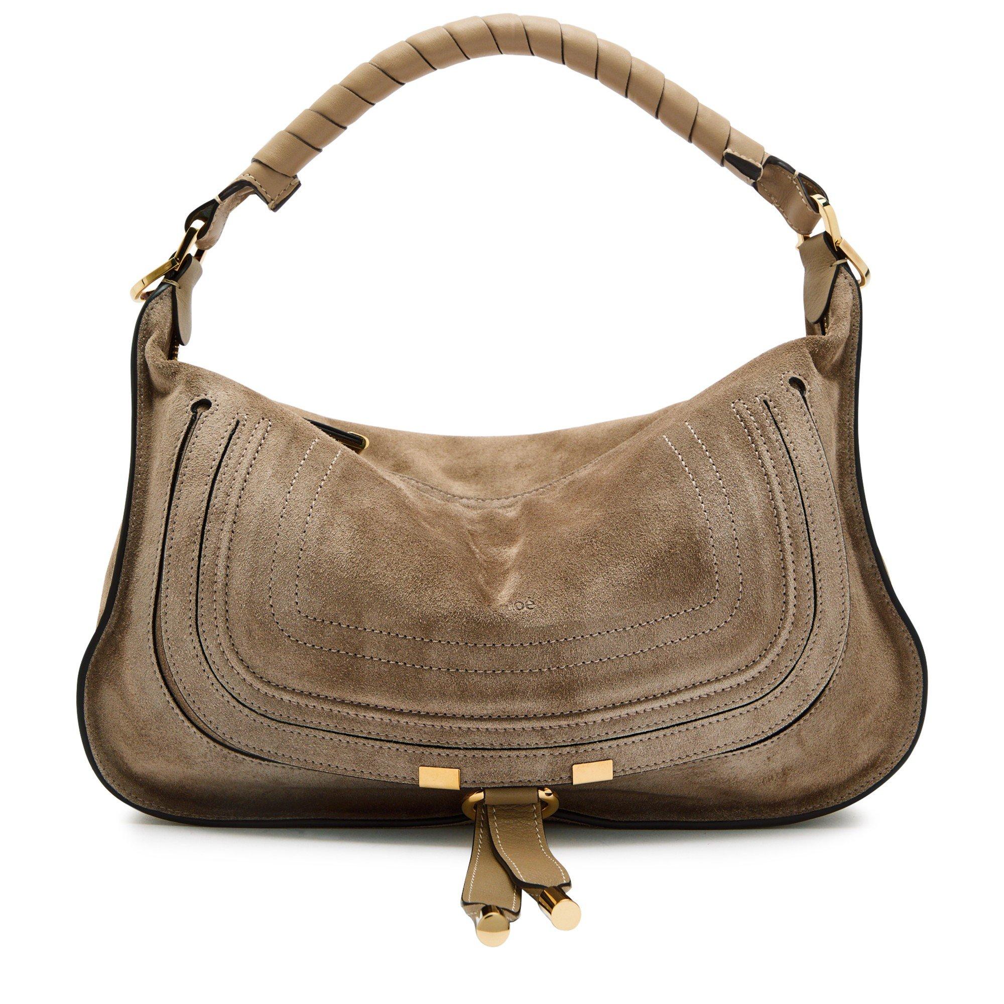 TAUPE - Chloe - Marcie small shoulder bag - 1