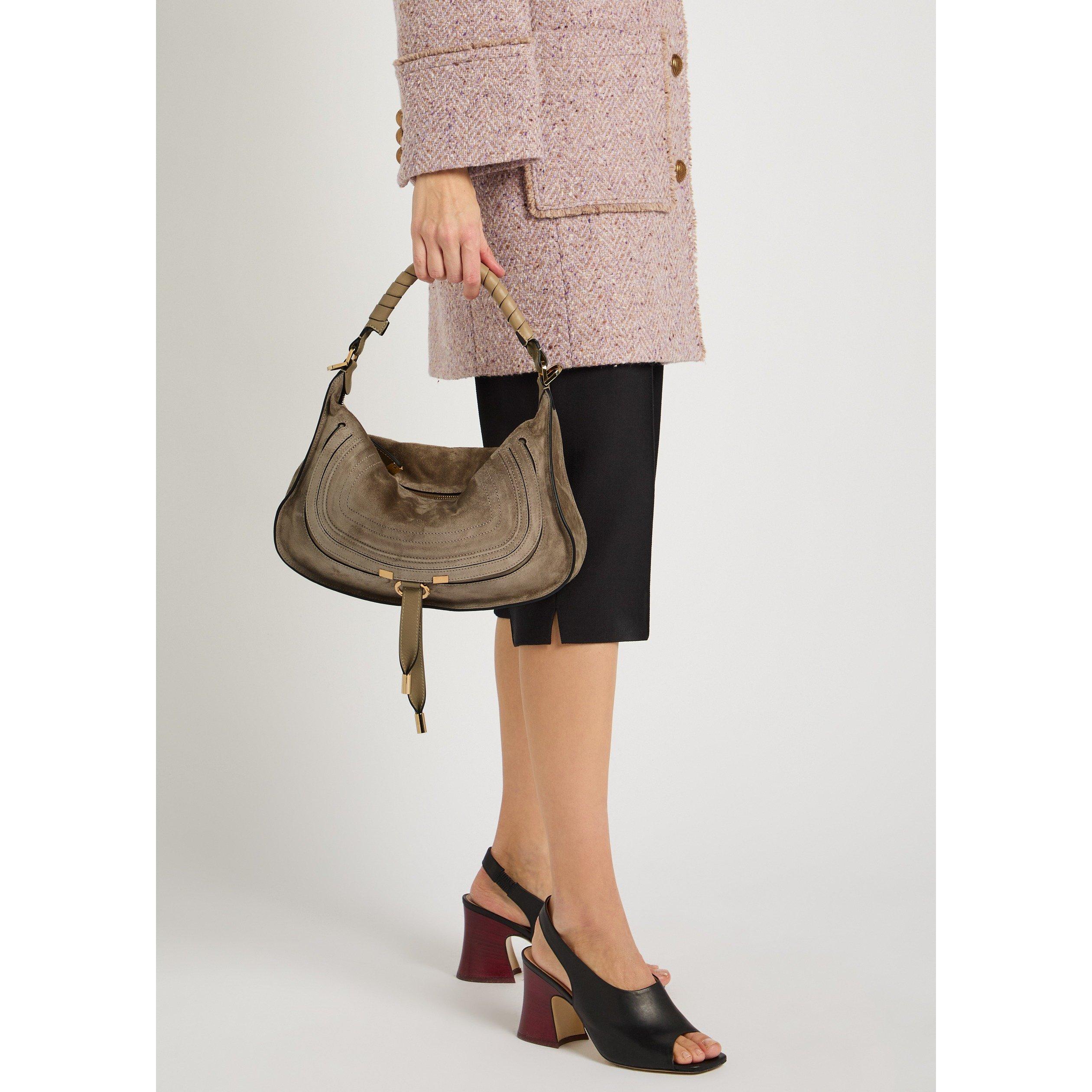 TAUPE - Chloe - Marcie small shoulder bag - 6