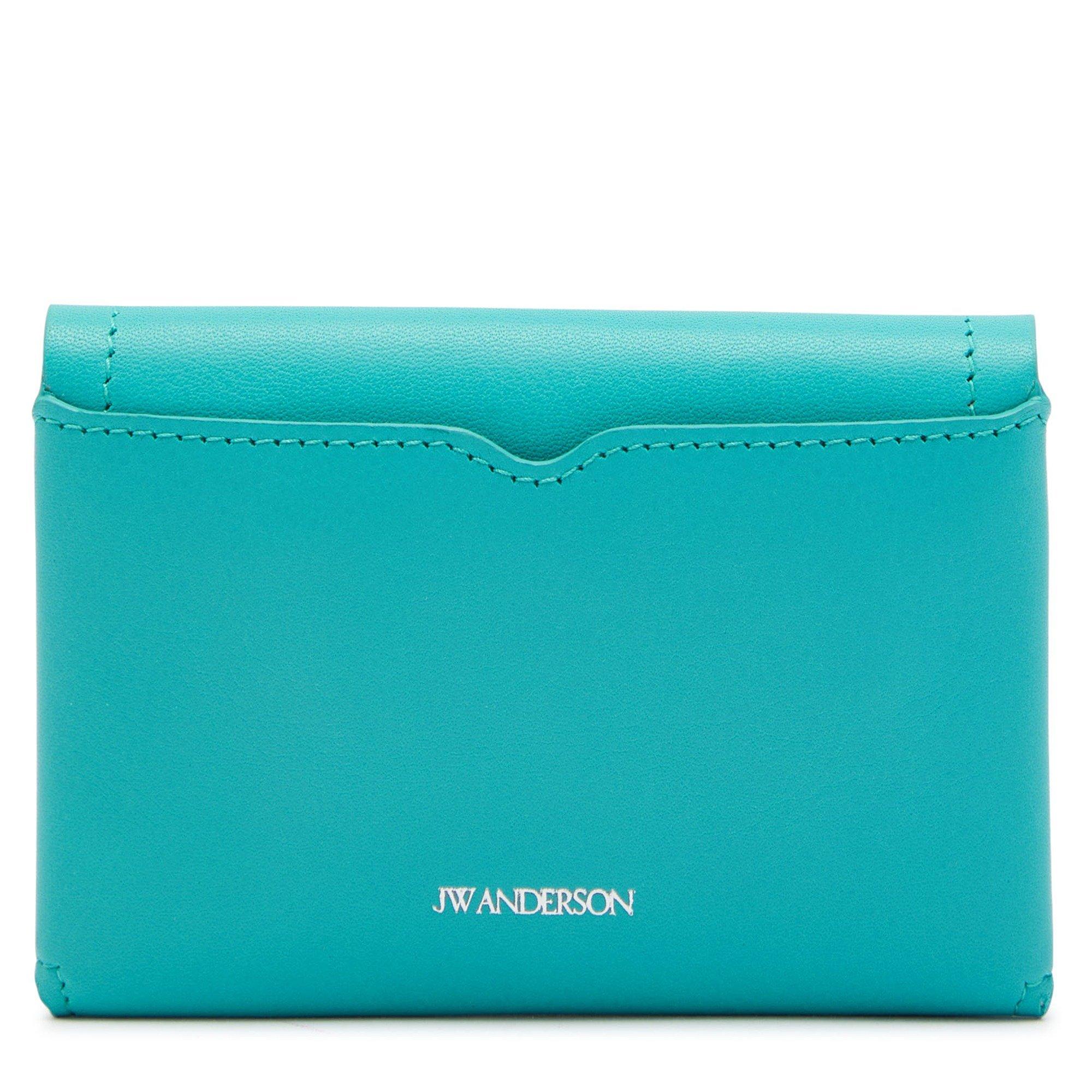 TURQUOISE - JW Anderson - LOAFER FOLDING CARD HOLDER - 2