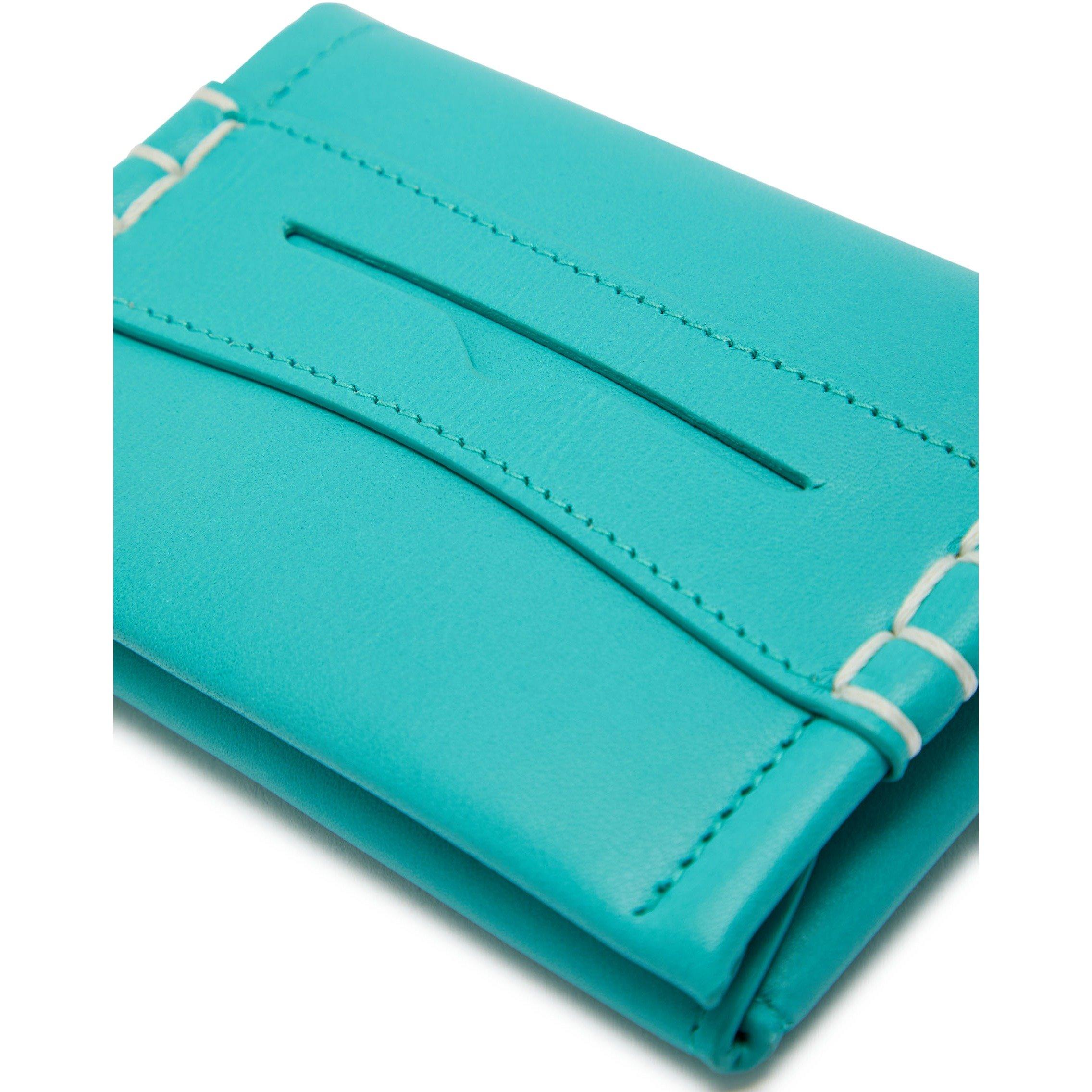 TURQUOISE - JW Anderson - LOAFER FOLDING CARD HOLDER - 3