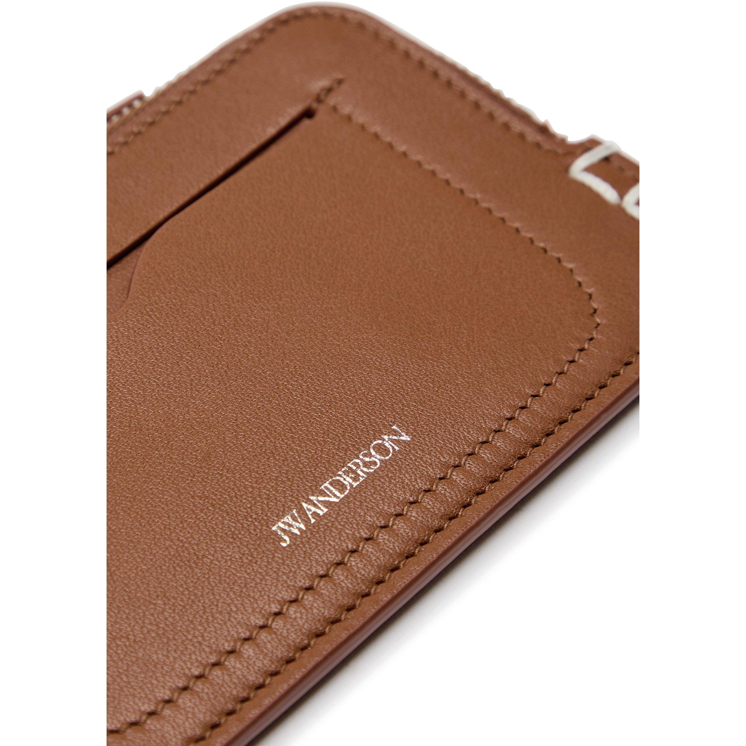 TAN - JW Anderson - LOAFER ZIP WALLET - 3