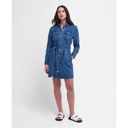 Barbour International Rouse Denim Mini Dress