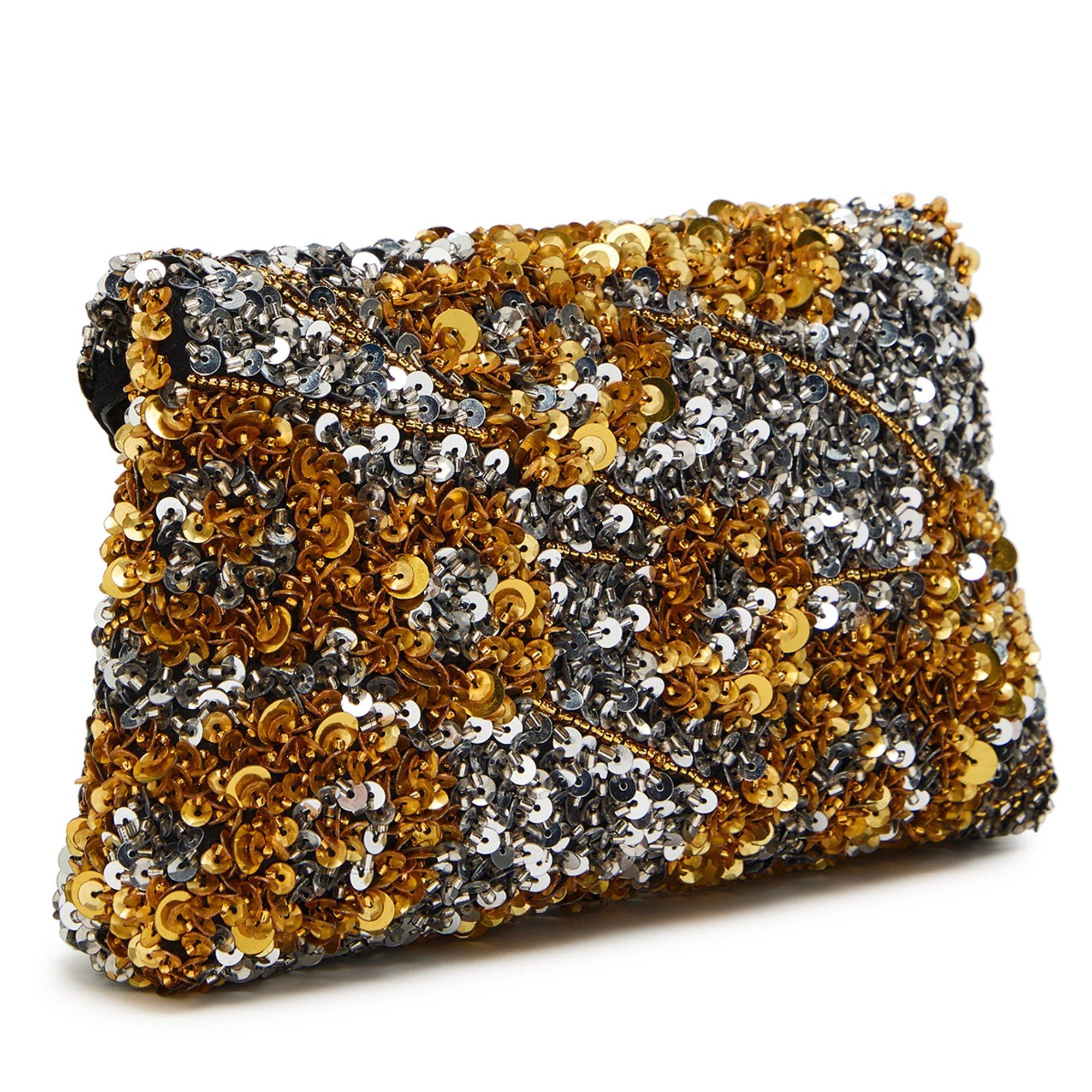 SILVER - Dries Van Noten - Embellished Envelope bag - 2