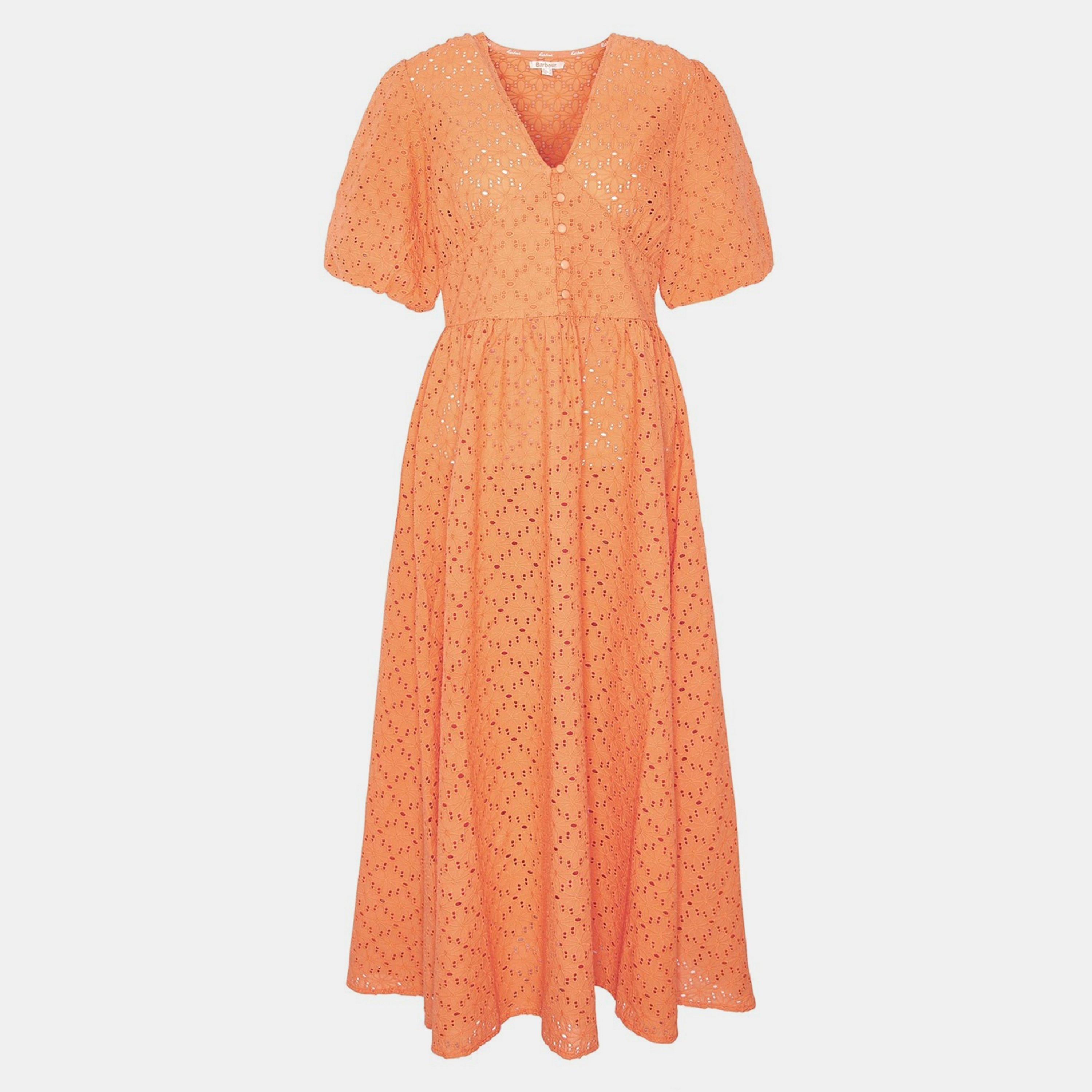 Barbour Kelley Broderie Anglaise Midi Dress